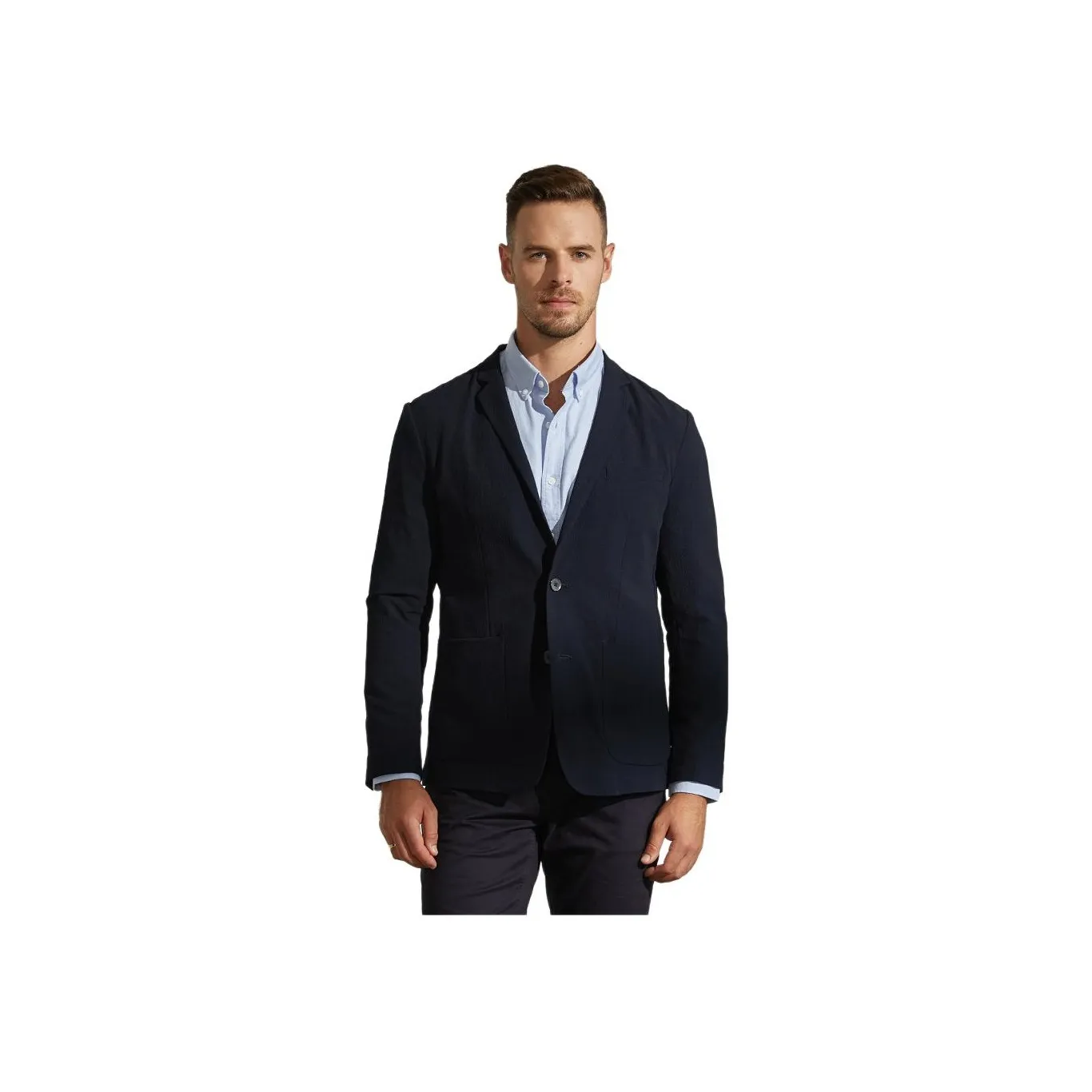 DANIEL HECHTER Business Suit Men's Royal Blue