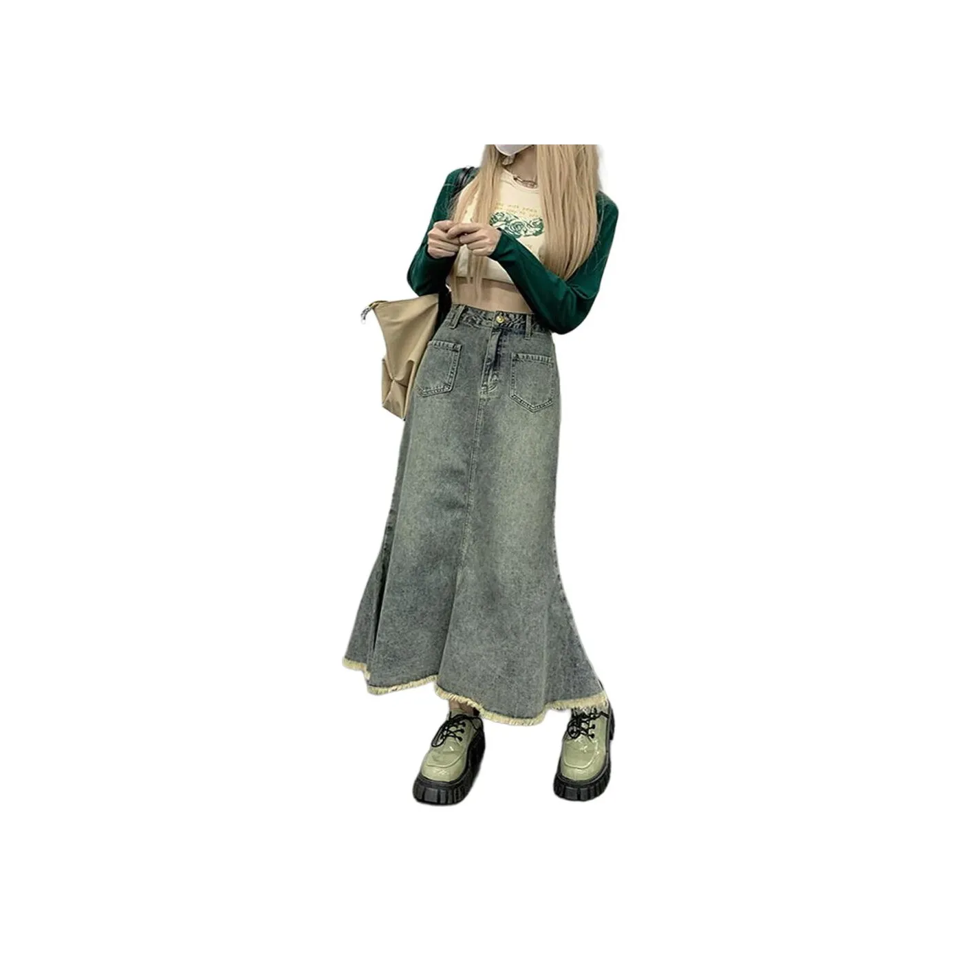 9c Collective Повседневный Длинный Юбка Женская