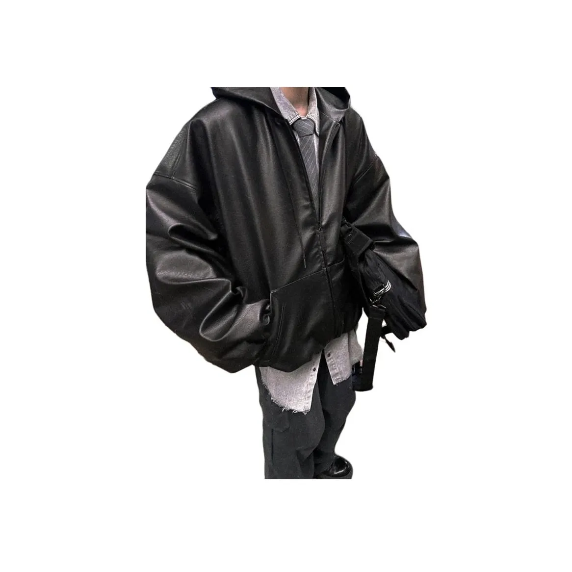 MIORGERSY Кожа Куртка Унисекс