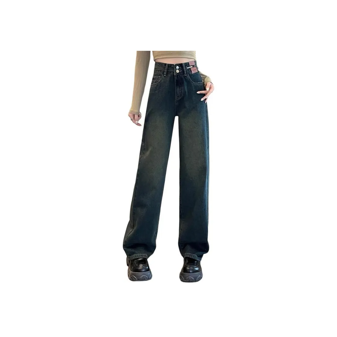 KULAIYA Винтаж Женские Джинсы