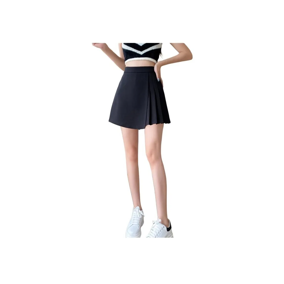 Flowers In Water Casual Short Skirts Women's