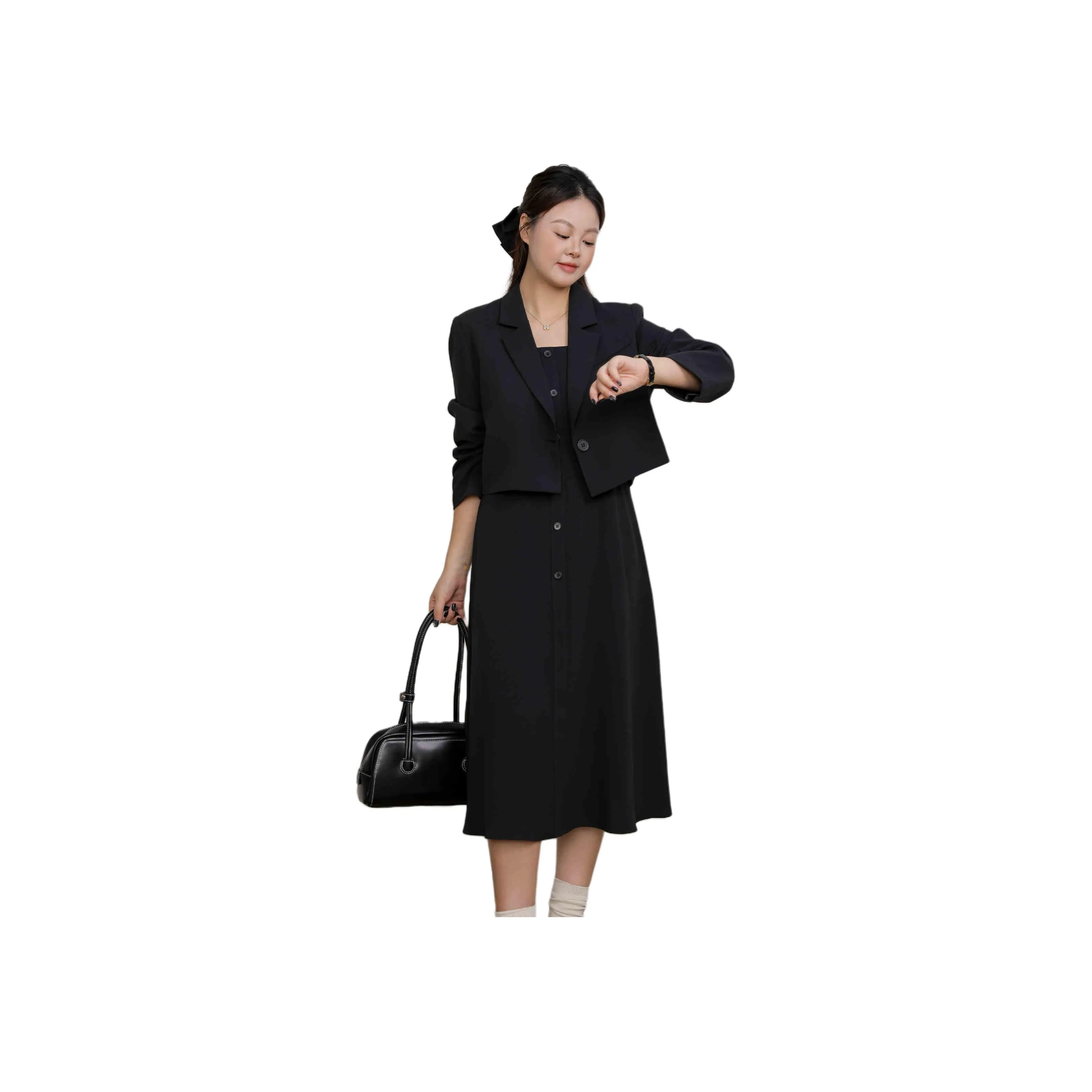 DAMABAIFENBAI Комплект с юбкой Женские Черный