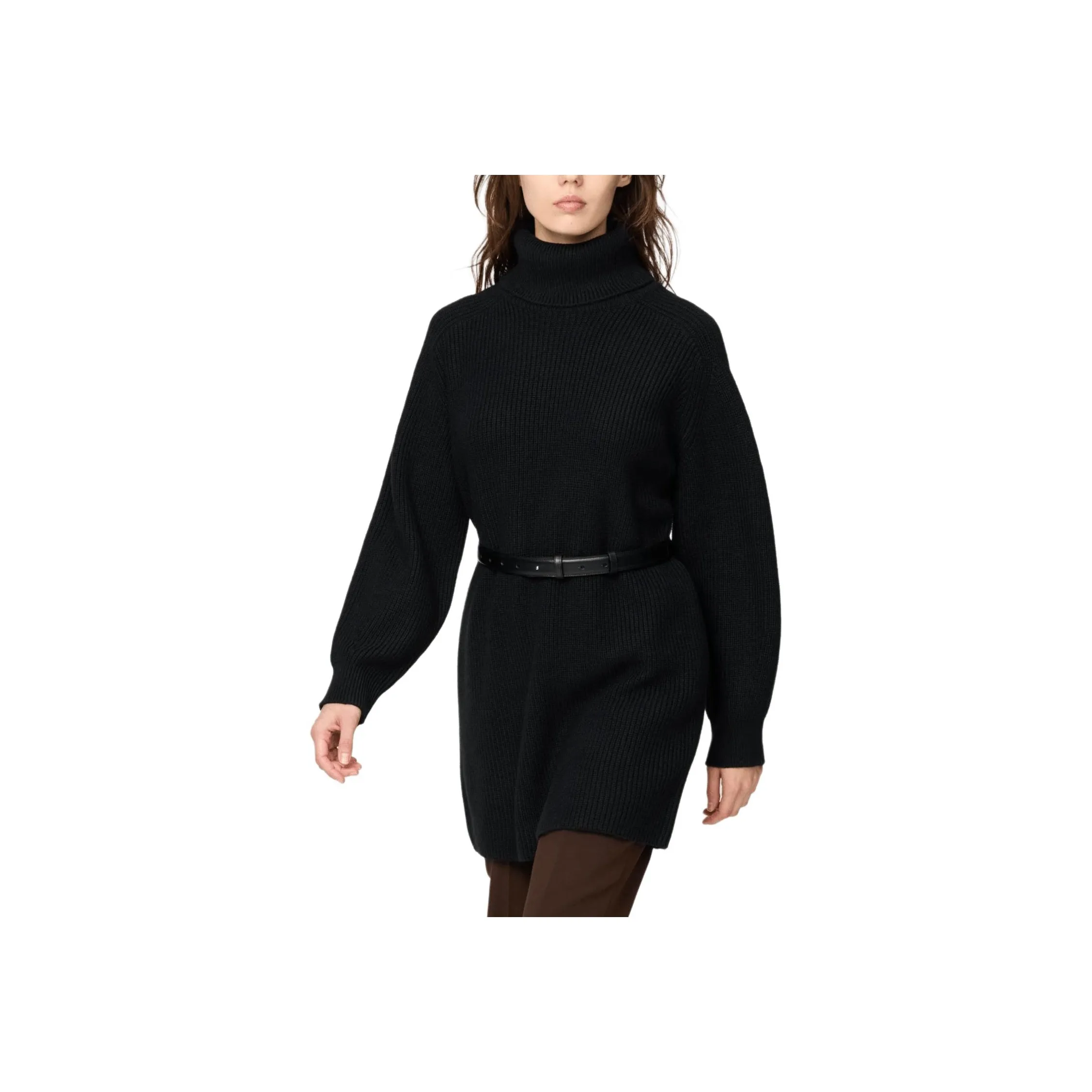 UNIQLO x Clare Waight Keller C Collection FW25 Длинное платье с длинными рукавами Женское