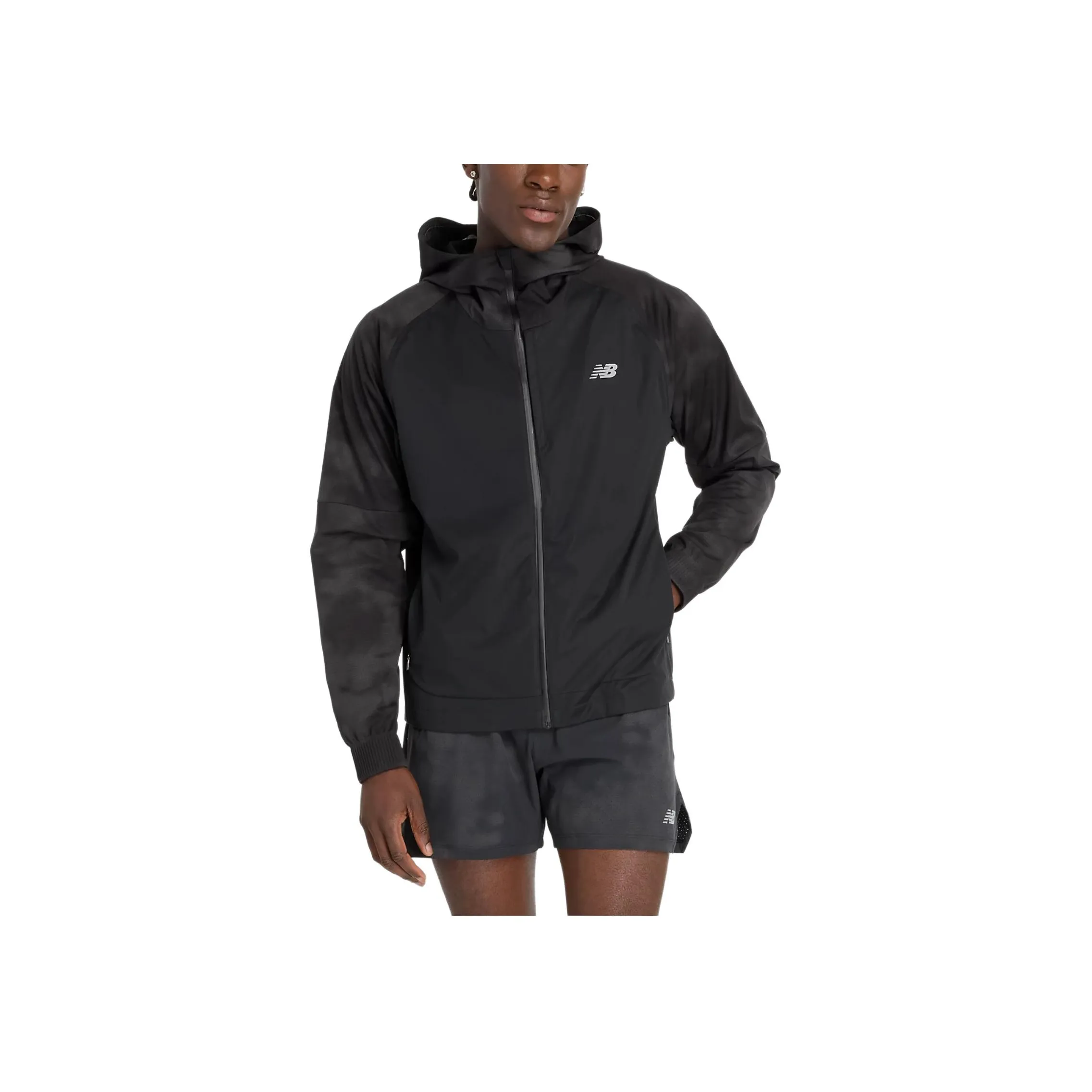 New Balance Seasonal Premium Print Jackets Coats Men's Black