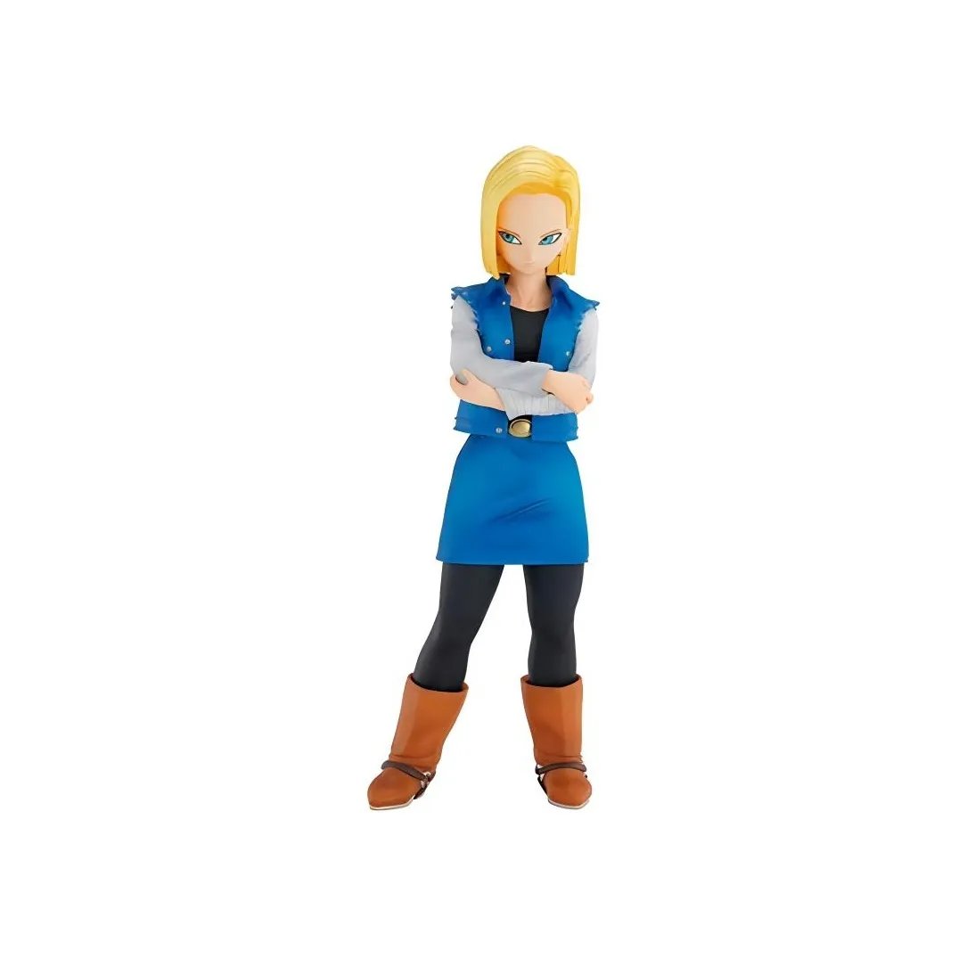 BANPRESTO Android 18 Glasses Factory Dragon Ball The Horror Of Artificial Humans Scale Figures