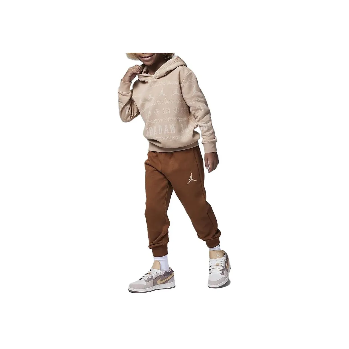 Джордан Алфавитно-цифровой Умеренный Повседневная спортивная одежда Весна-осень Детский Mucuna