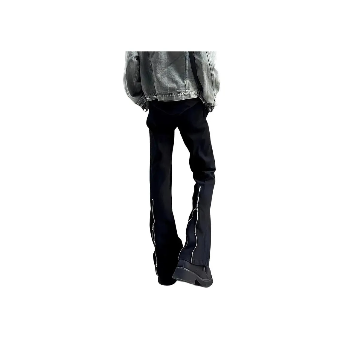MGXEK Jeans Unisex Black