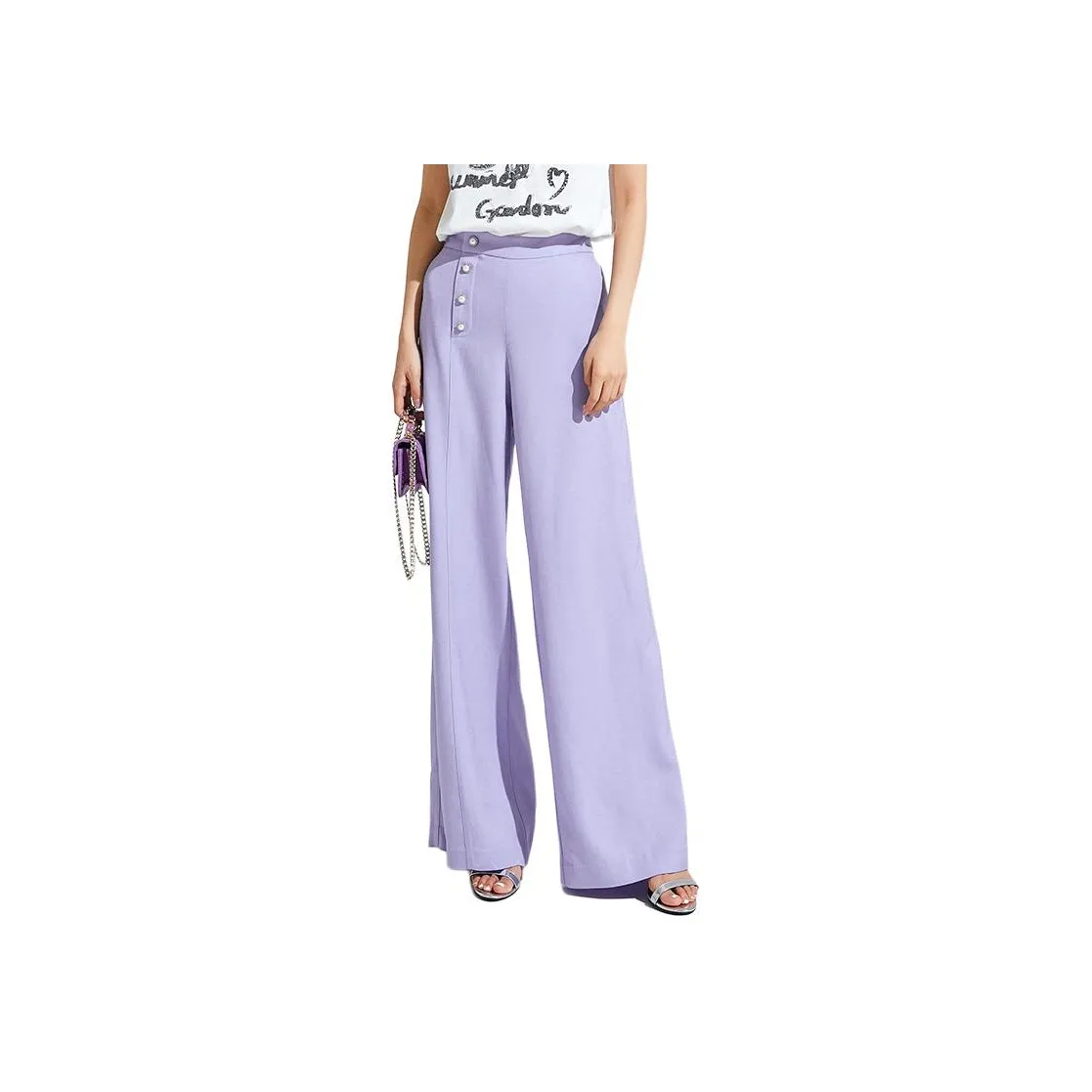 VILAN Casual Pants Women's West Indian Lily Purple