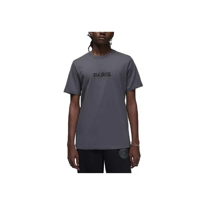 Jordan PSG T Shirts Men's Dark Gray