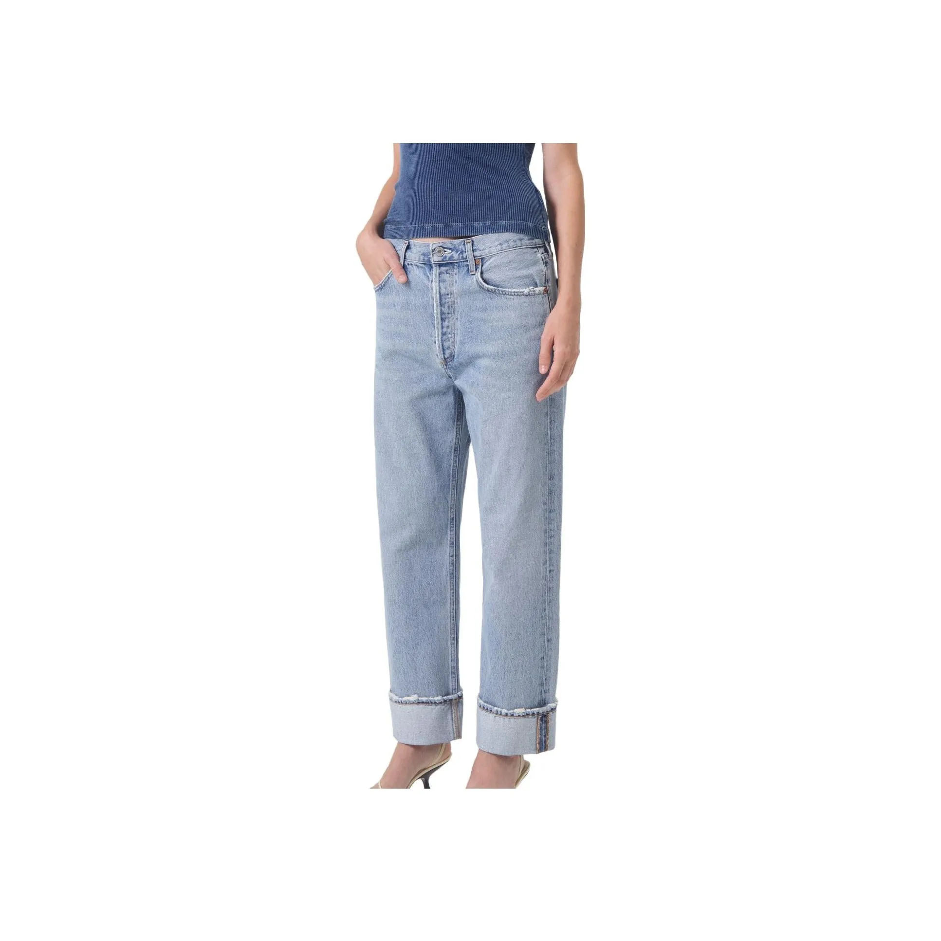 AGOLDE Fran Straight Leg Jeans