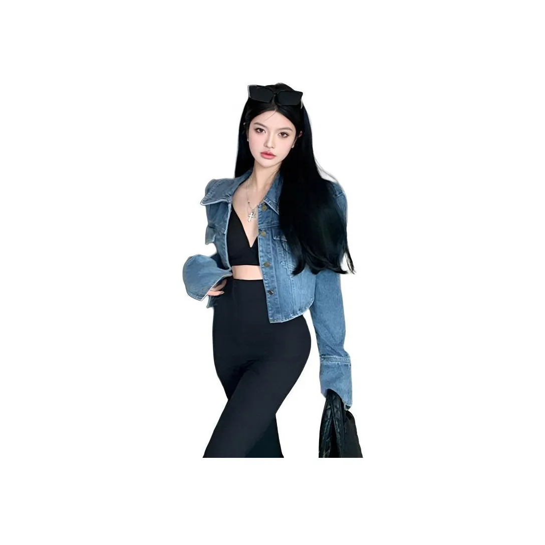 BVODE Denim Jacket Женская Джинсовая Куртка