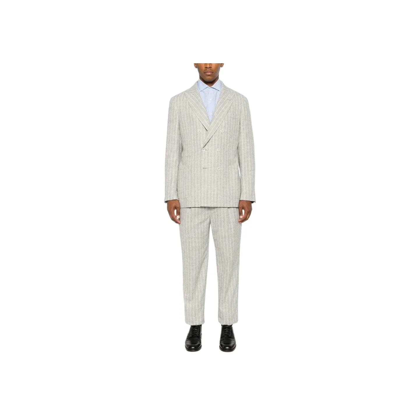 Brunello Cucinelli Striped Two Piece Tailored Suit