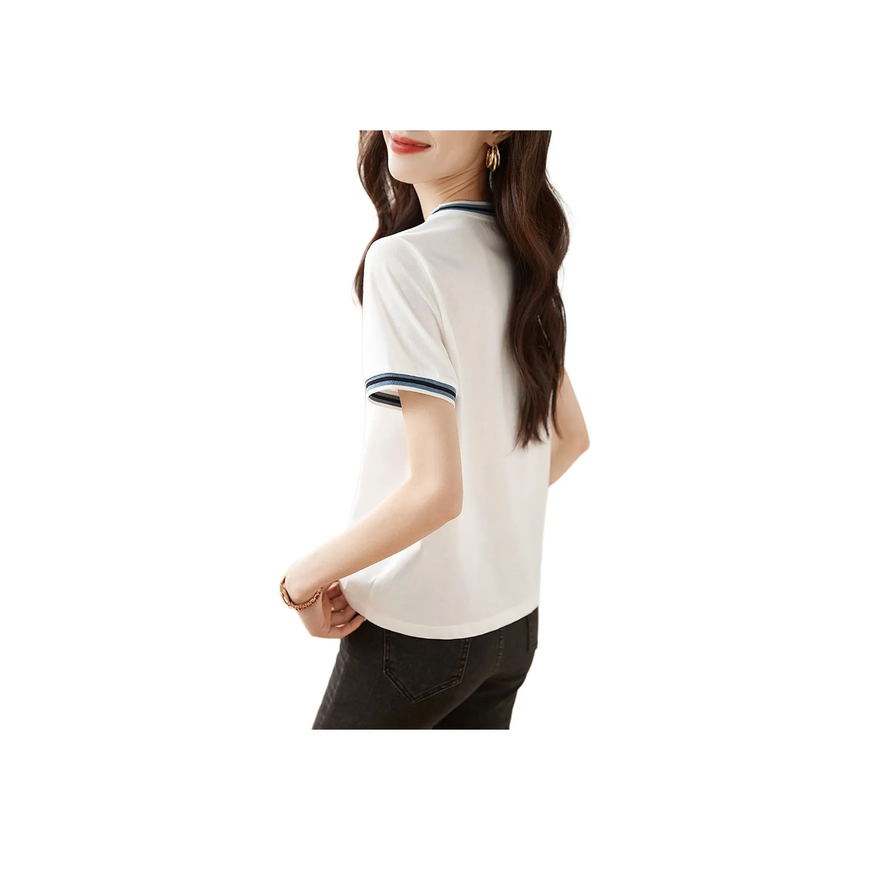 Mo Han Yi Mei T Shirt Women's White