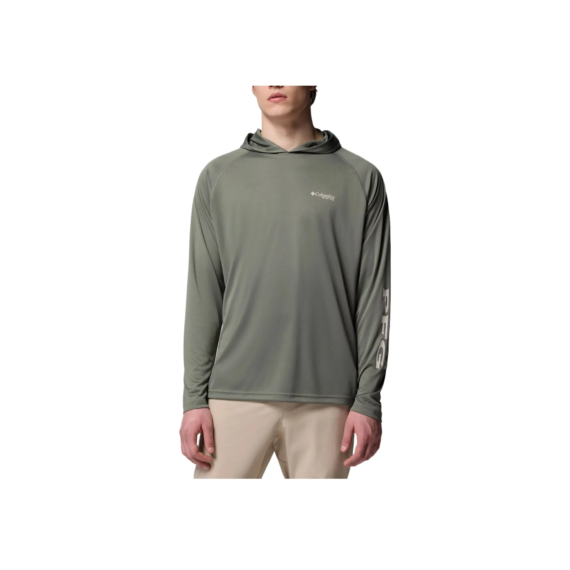 Columbia PFG Terminal Tackle Толстовка Мужская Зеленая