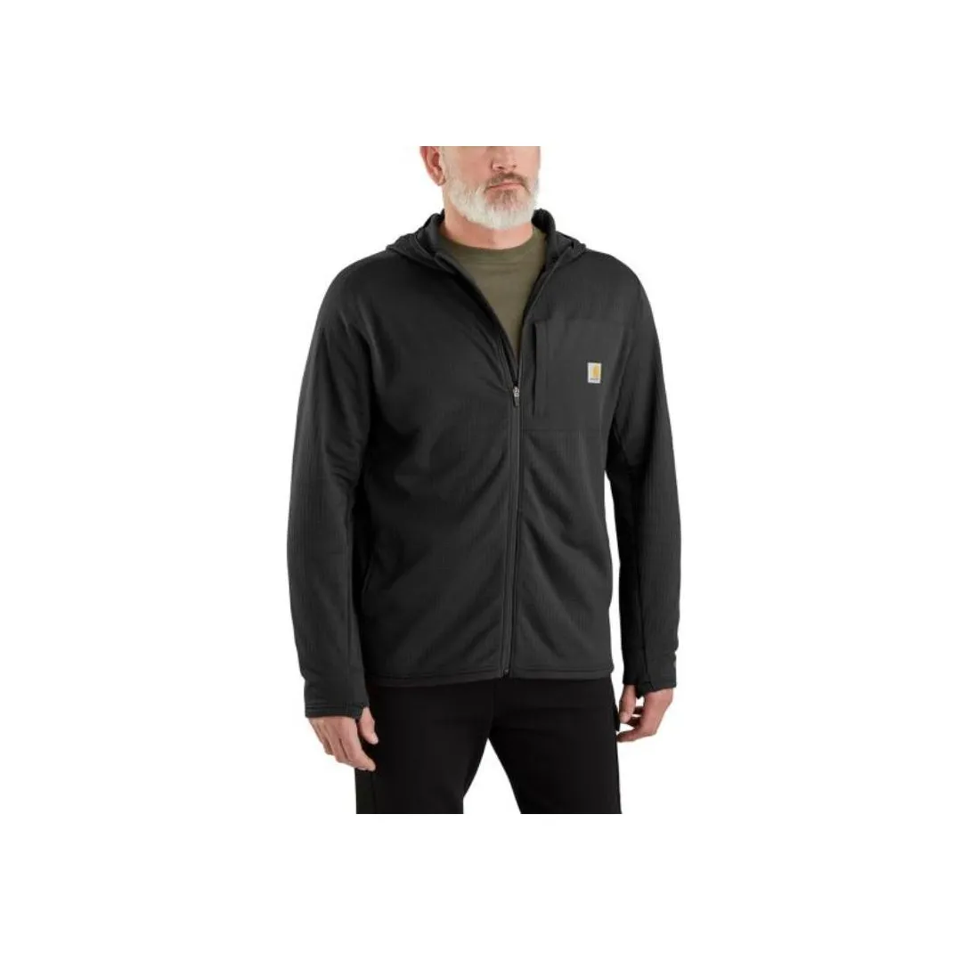 Carhartt 106625 Full Zip Long Sleeve Hooded T Shirt T Shirt Relaxed Fit Men's