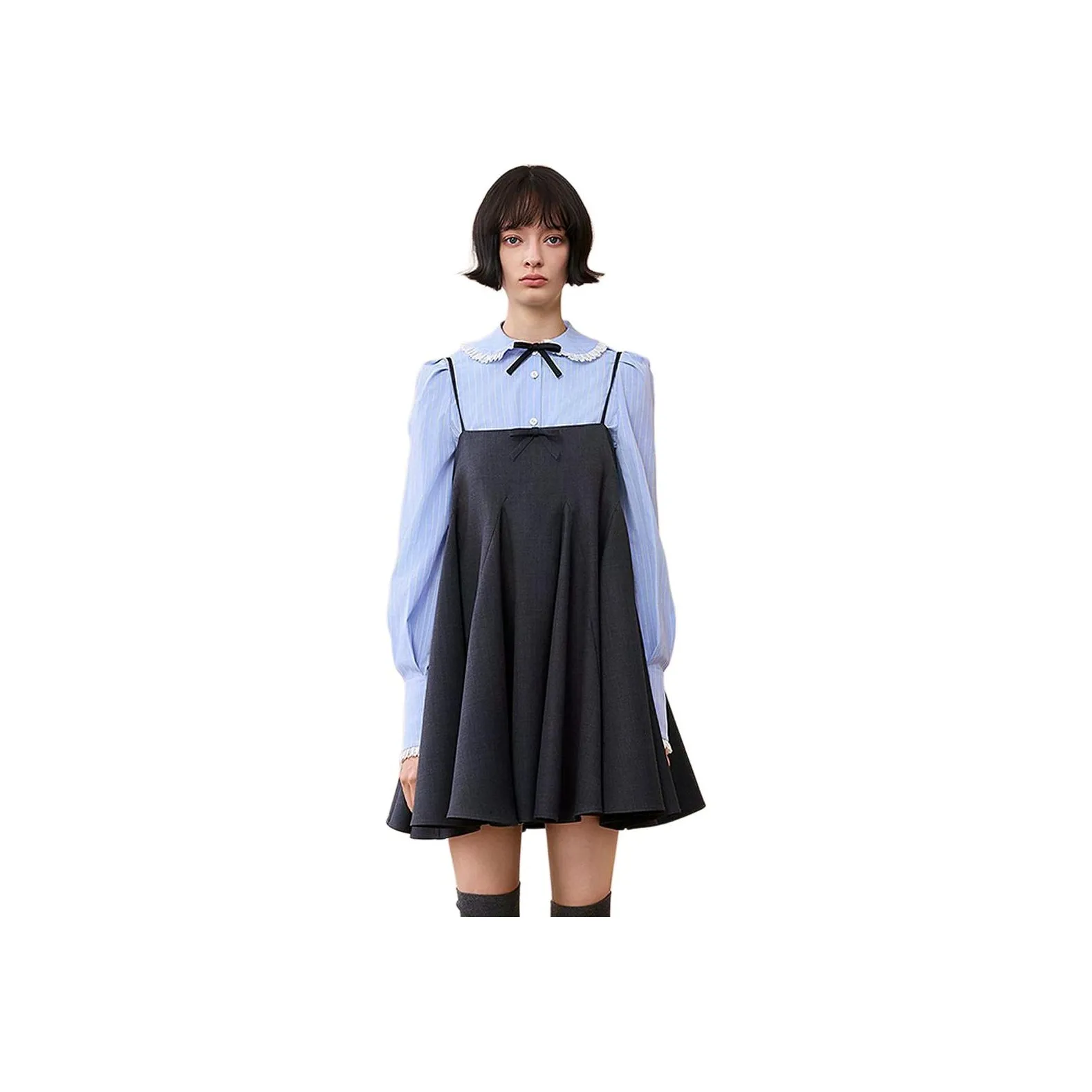 JORYAweekend Длинное платье с длинными рукавами женское