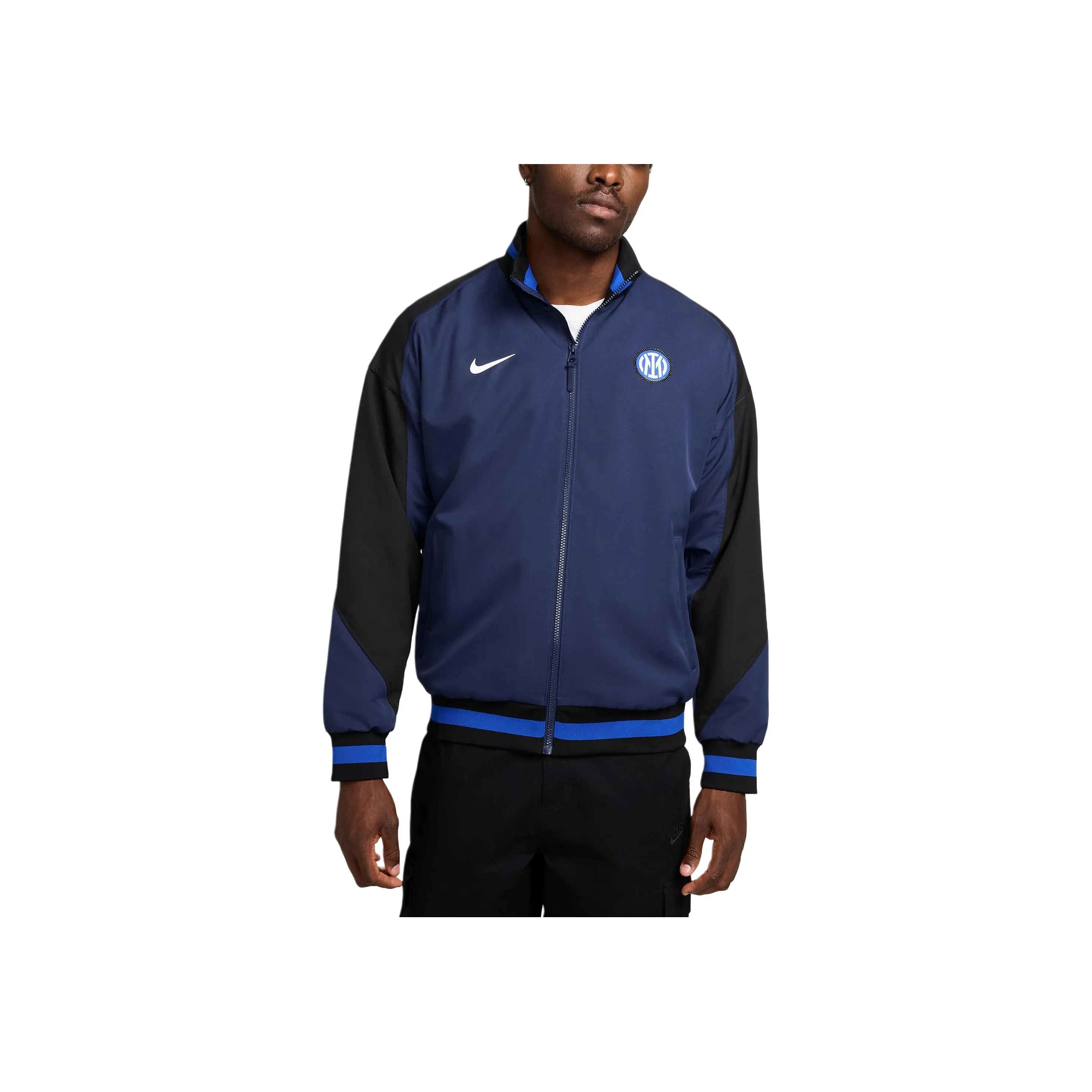 Nike Dri FitInter Milan Football Anthem Jacket Men's Marine Blue