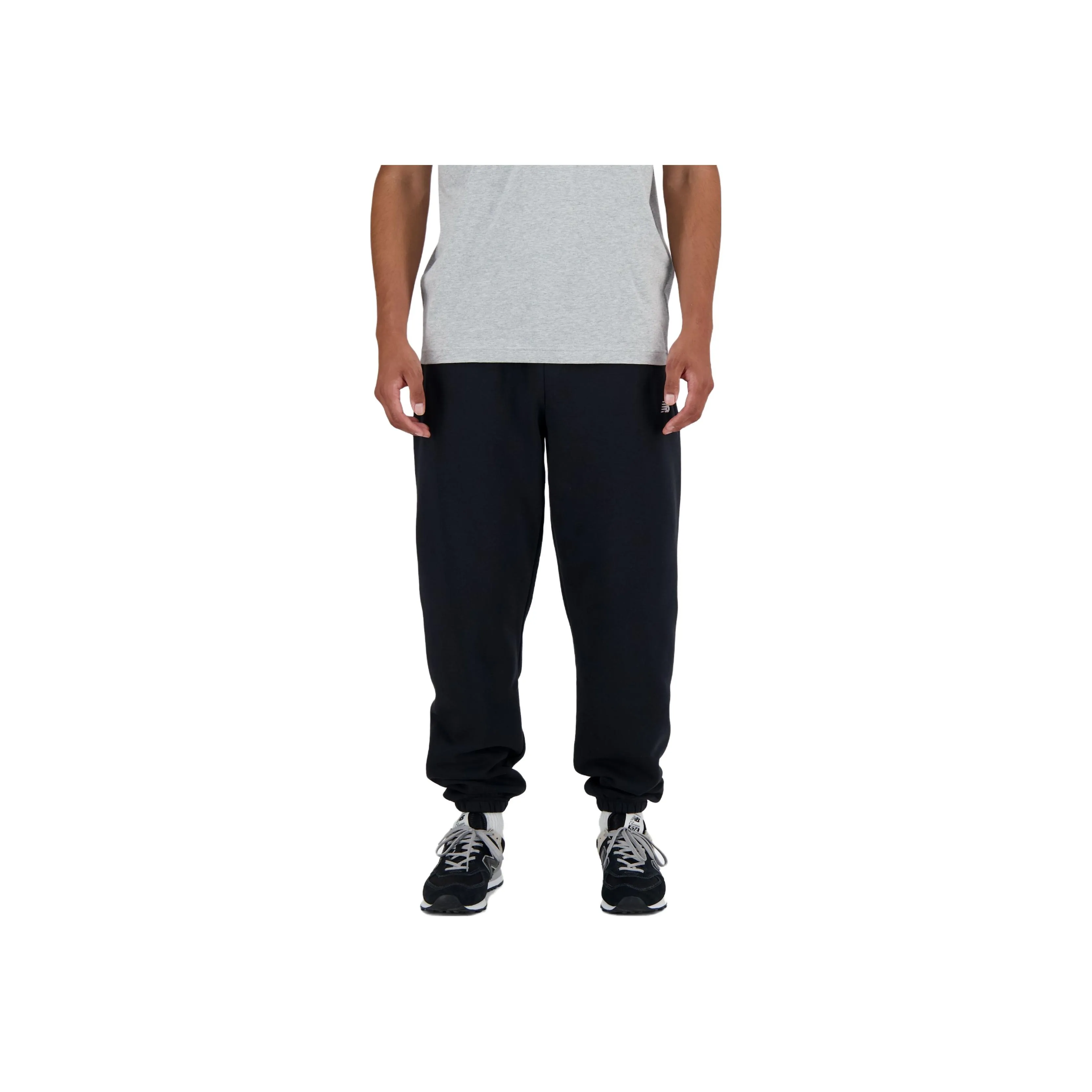 New Balance совместный бренд Sport Essentials Вязаные тренировочные брюки Мужские Черные