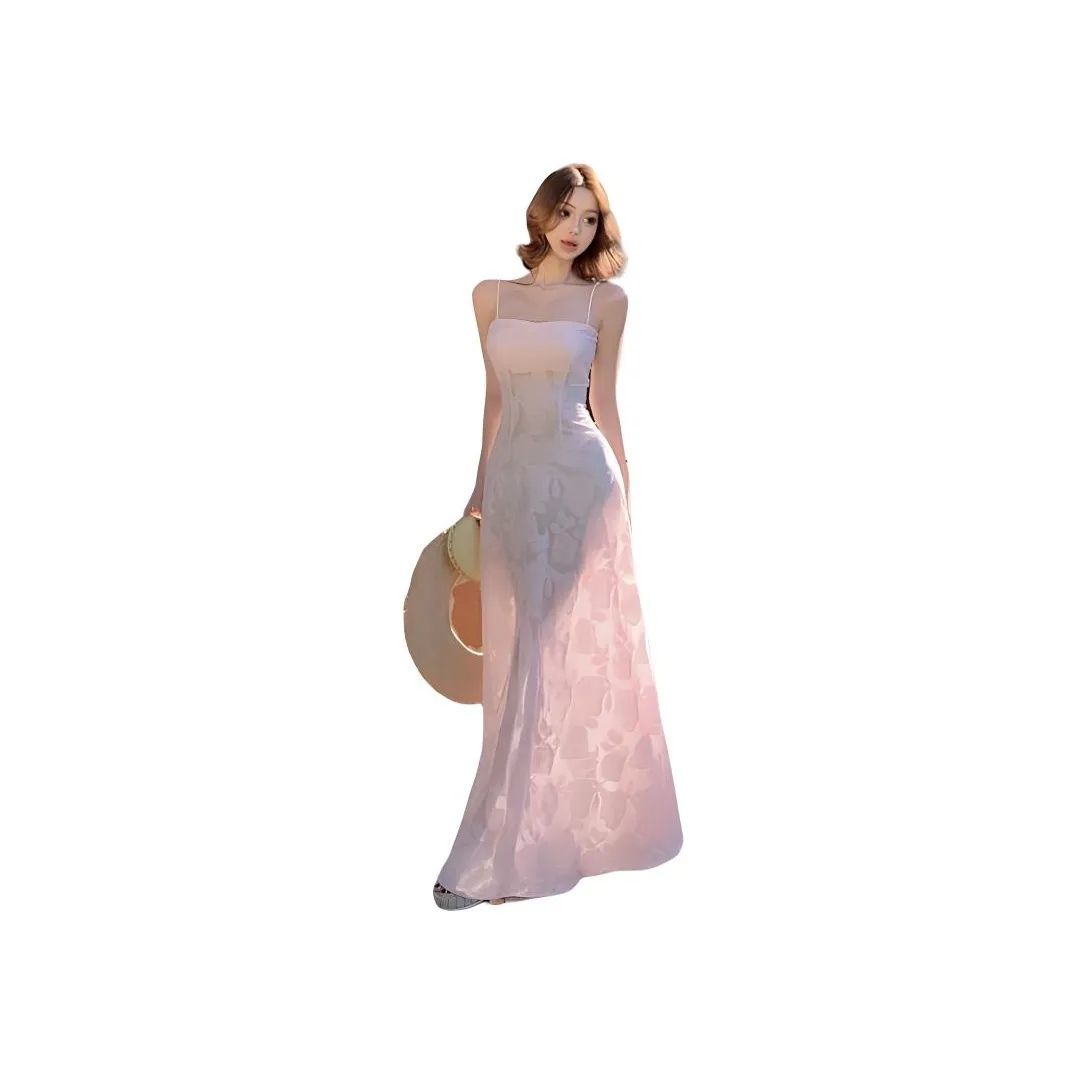 ZCDECO Slip Dresses Women's Pink