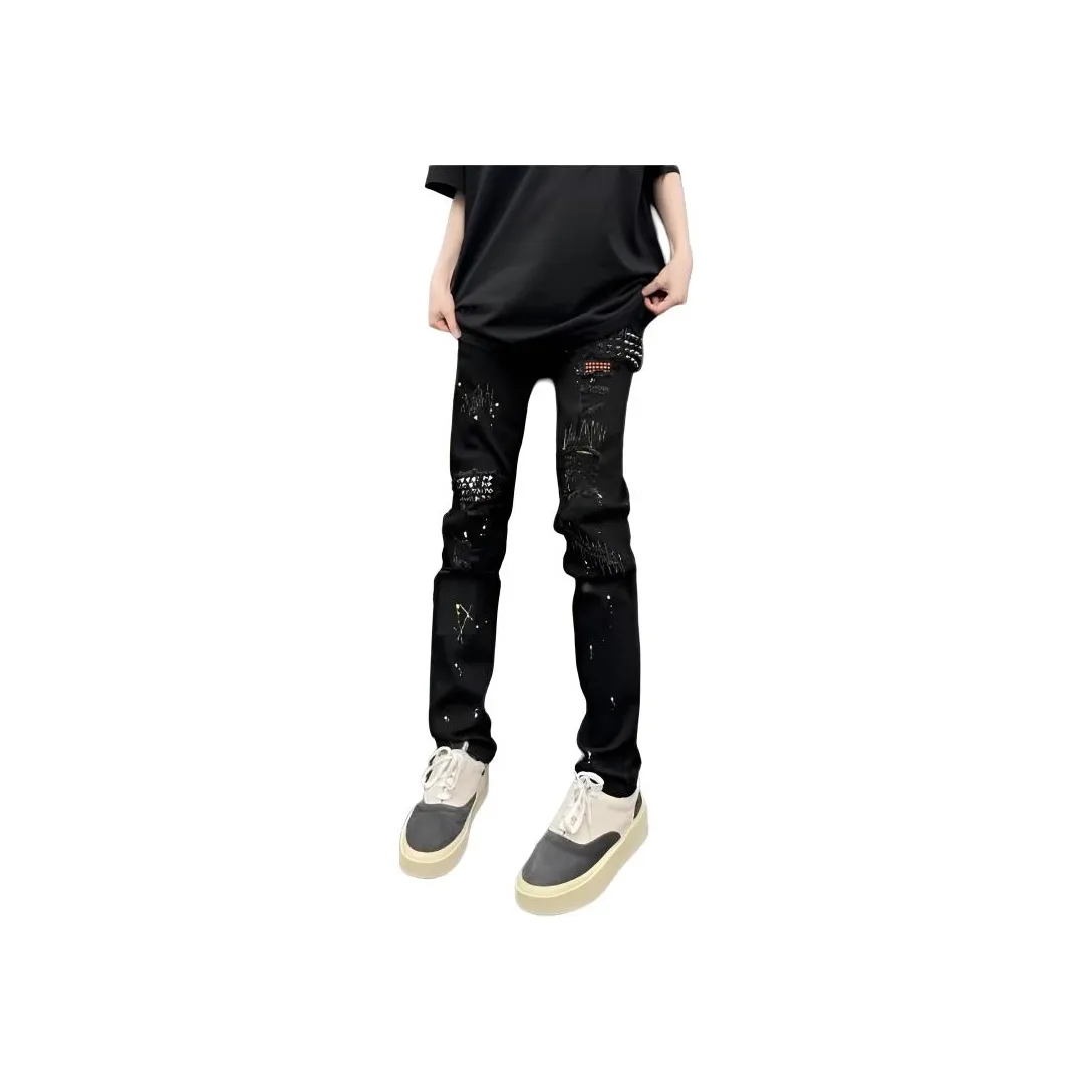 Glona Klio Черные Унисекс Джинсы