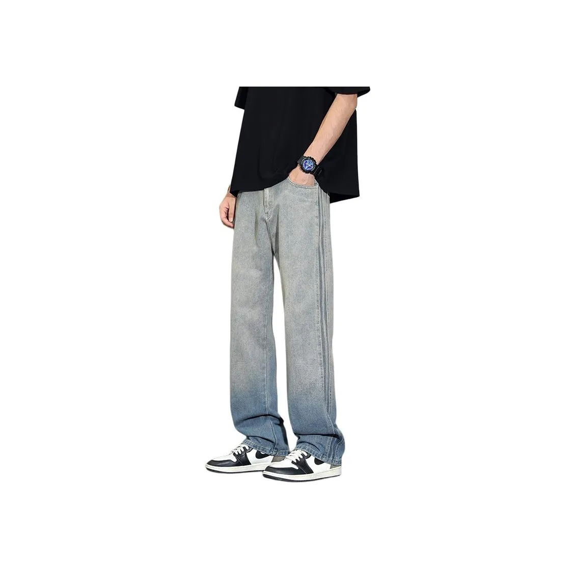 PANDA ADEVIL Jeans Unisex Yellow Mud