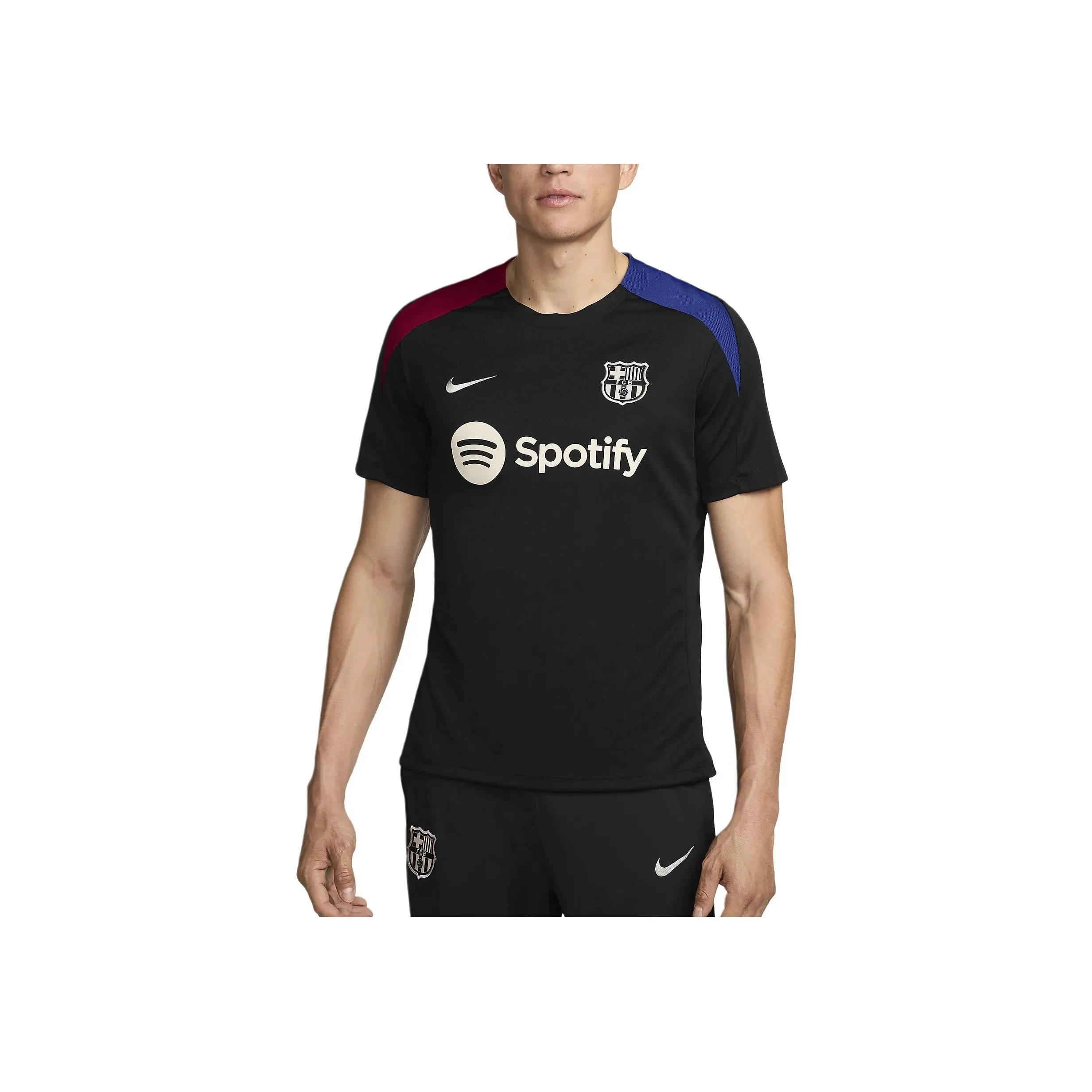 Nike Fc Barcelona Strike Men's Nike Dri FIT Soccer Short Sleeve Knit Top