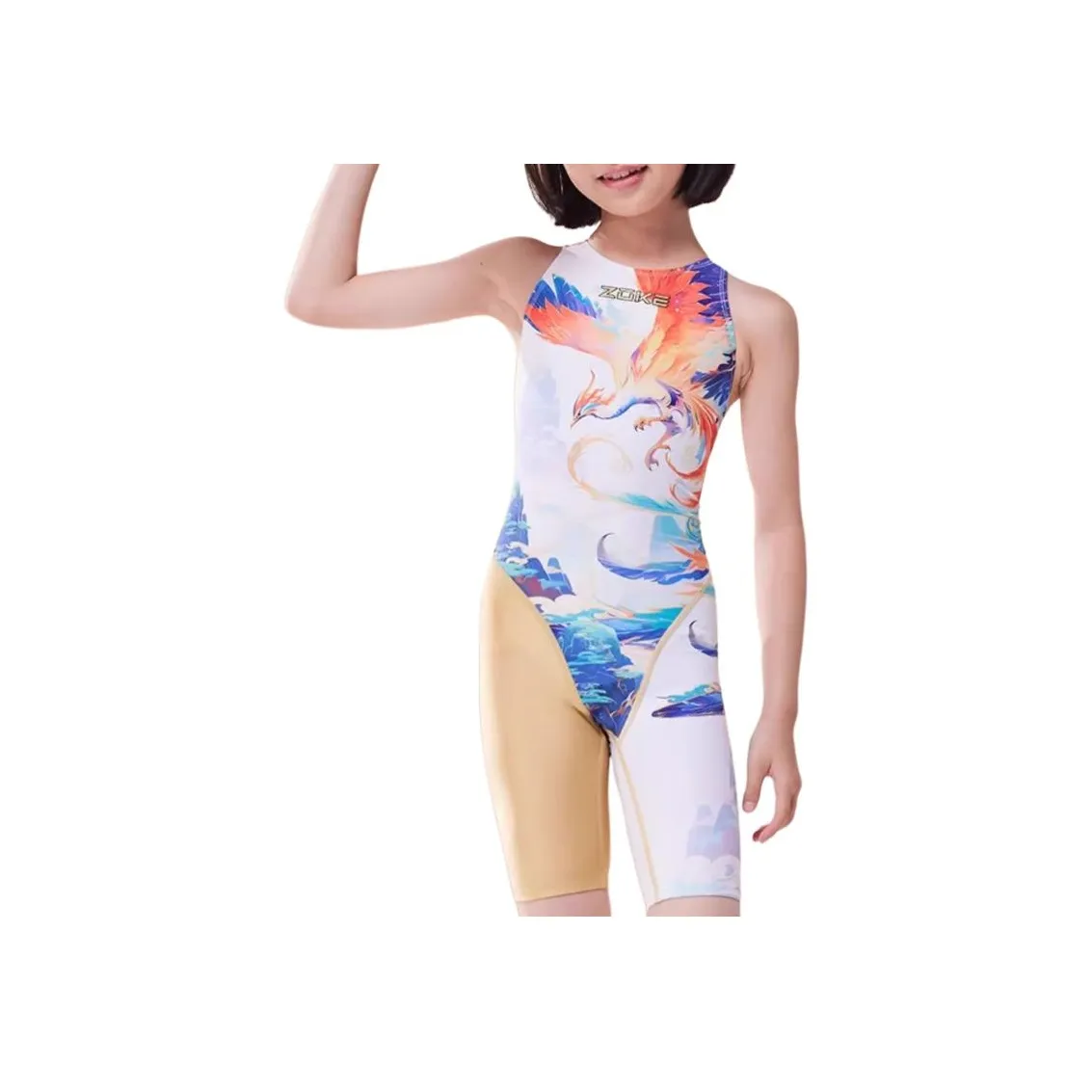 ZOKE Детский купальник Белый Орхидея Golden Курослеп Детский