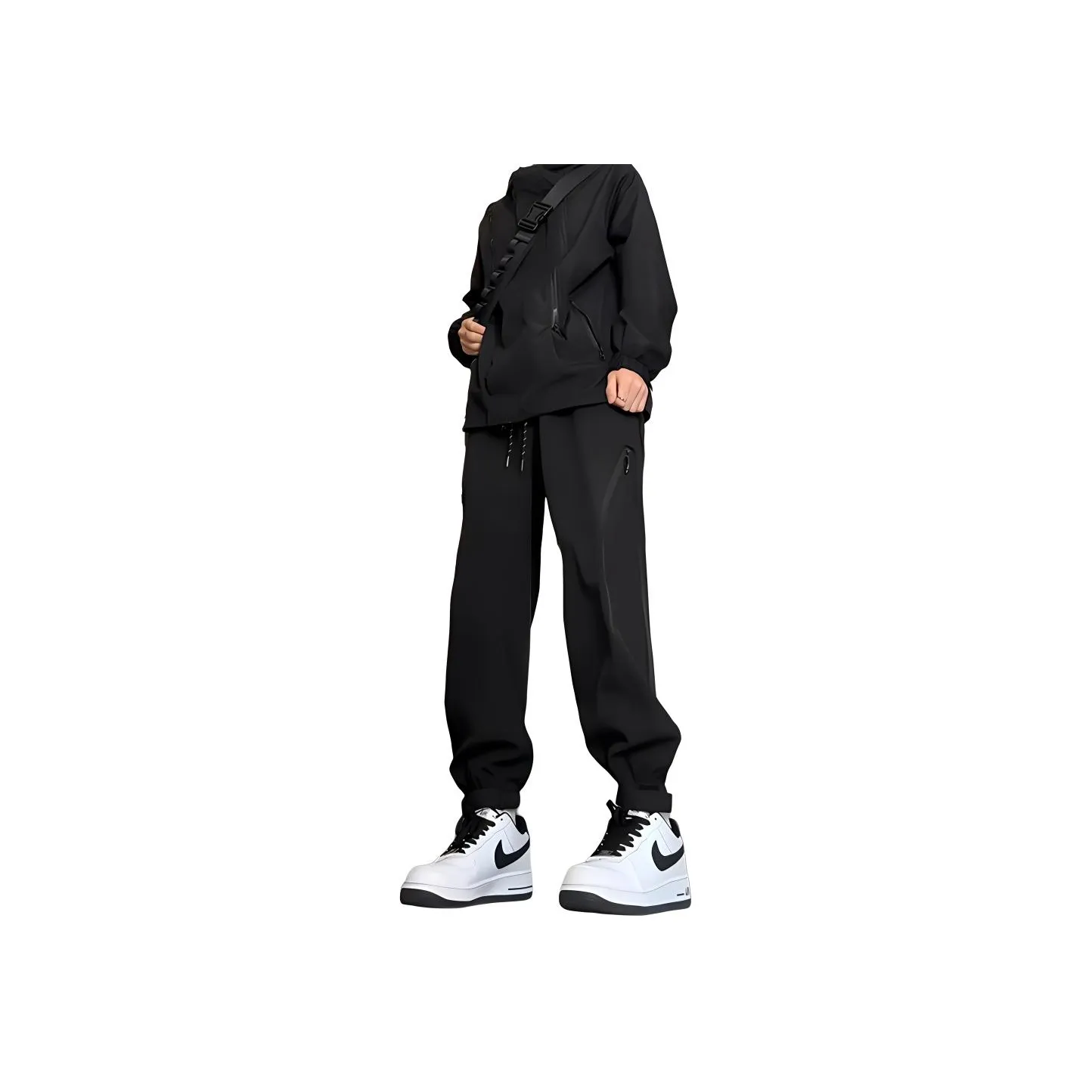 CENPIN Cargo Pants Unisex Black
