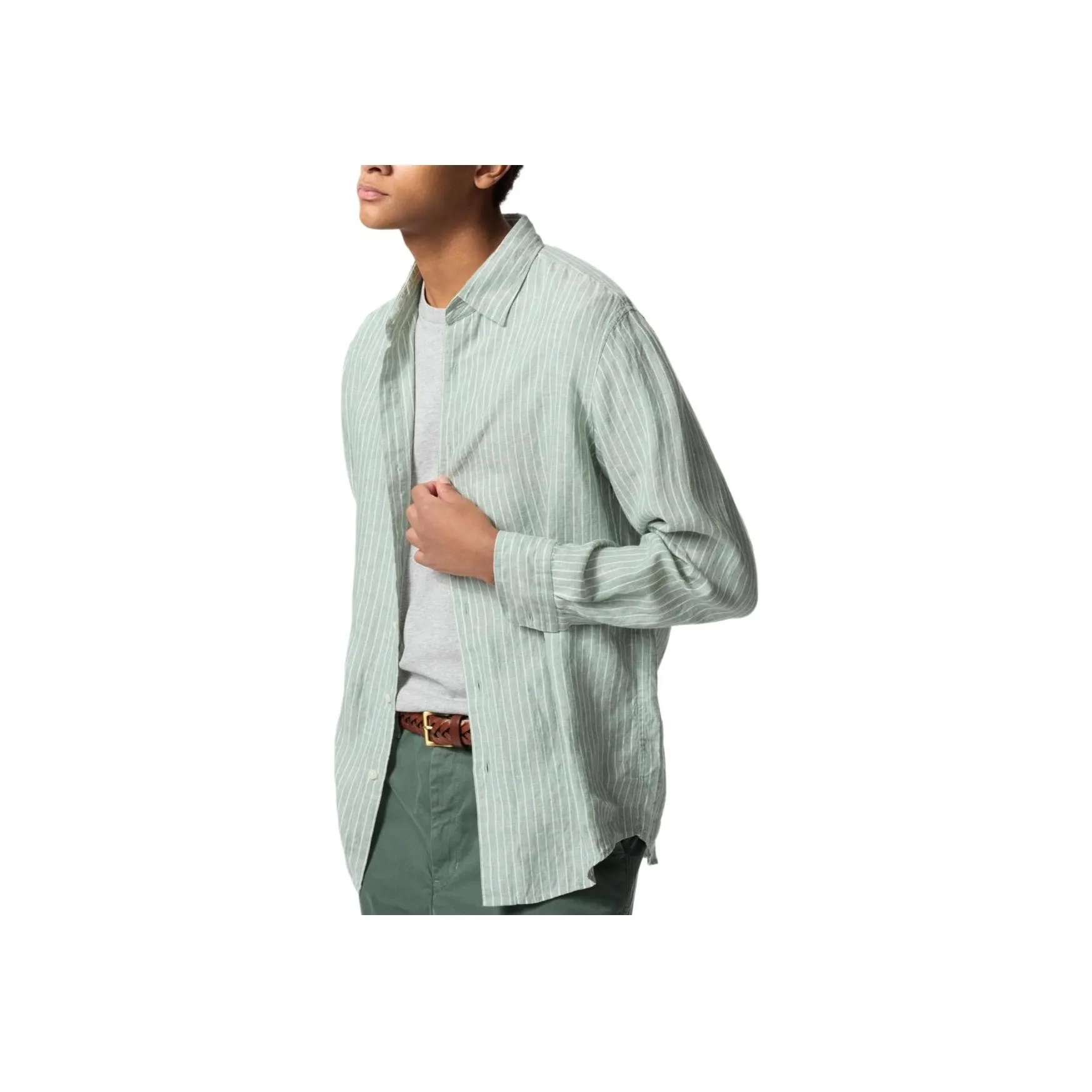 UNIQLO Shirt Unisex Emerald Green