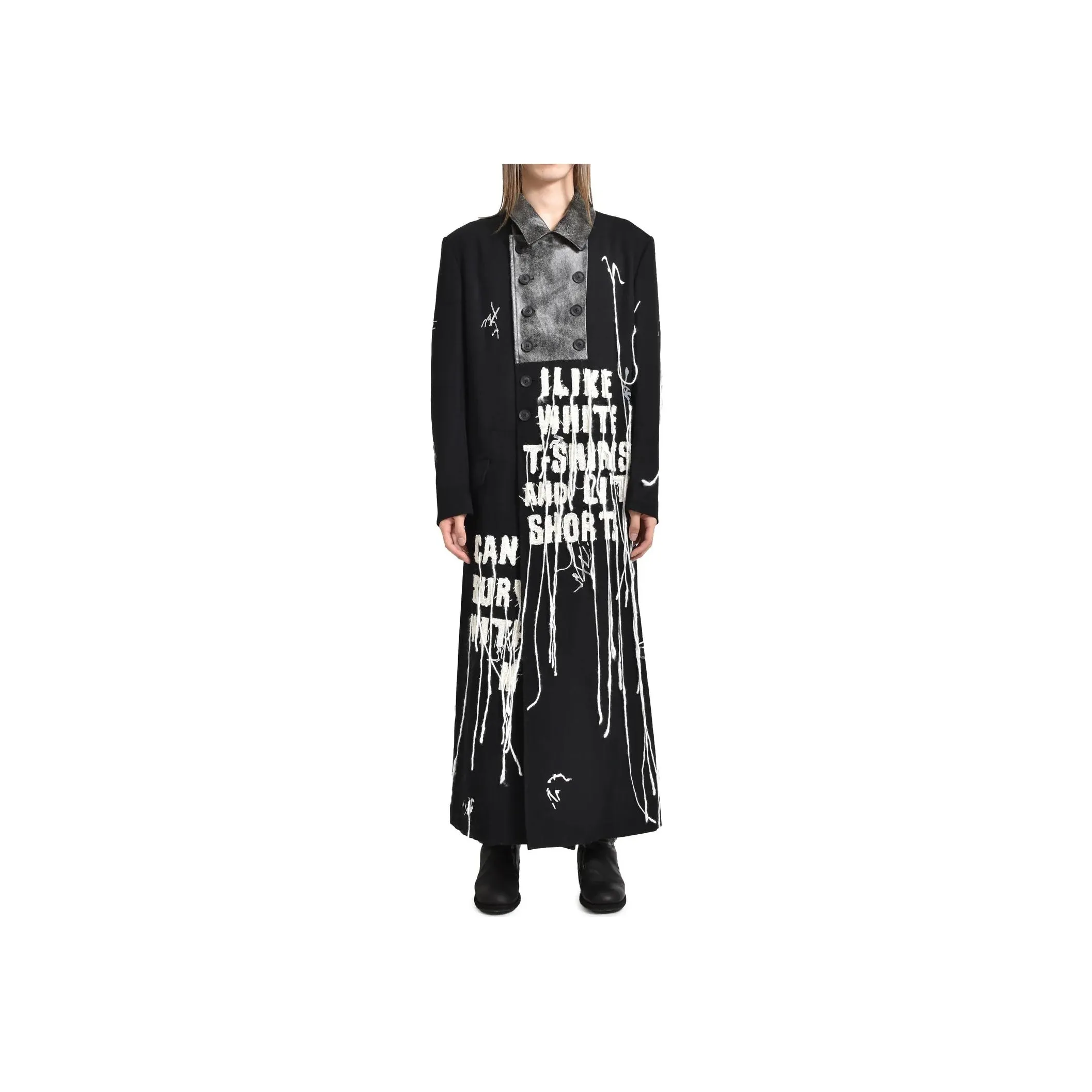 Yohji Yamamoto Embroidered Blazer