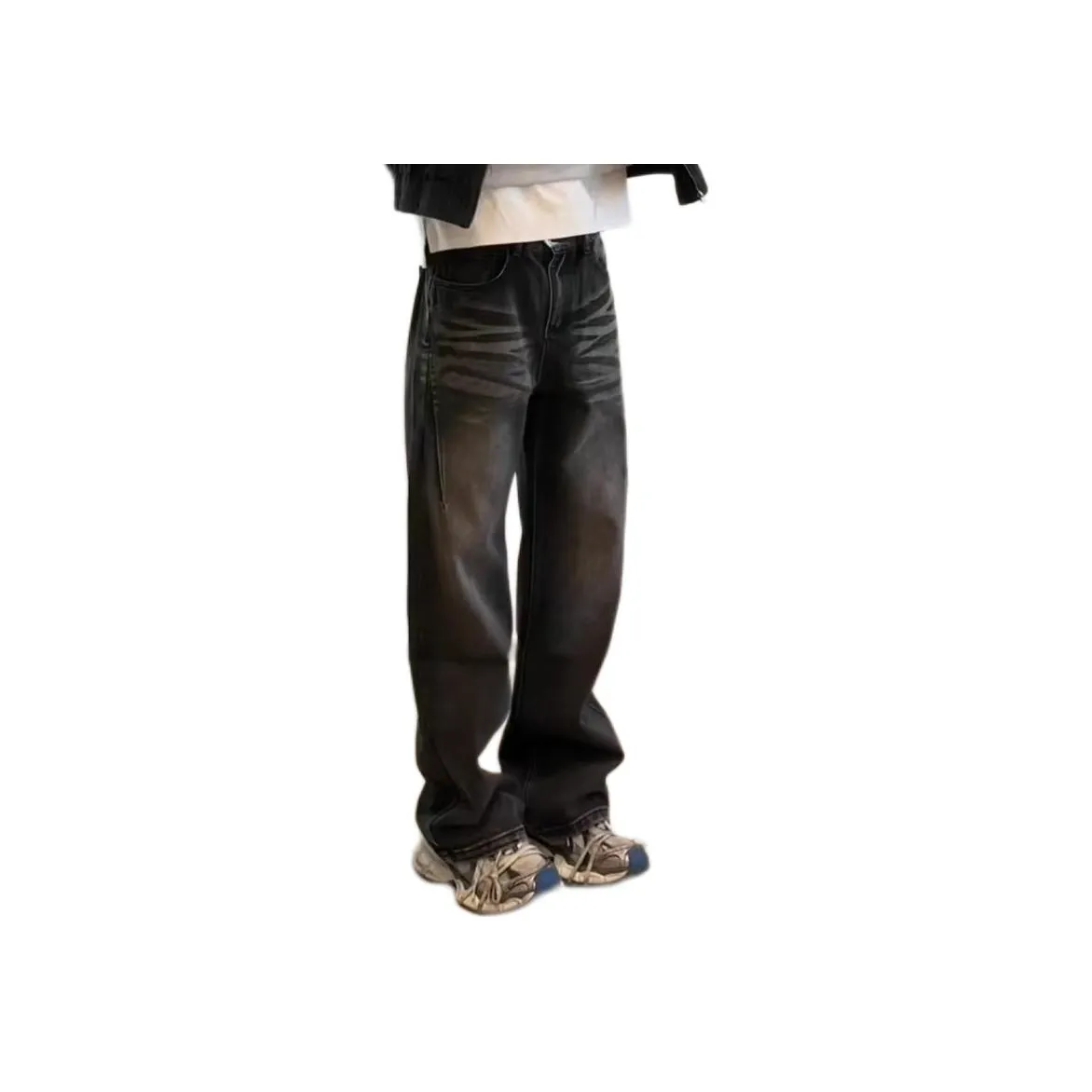 Glona Klio Мужские Черные Джинсы