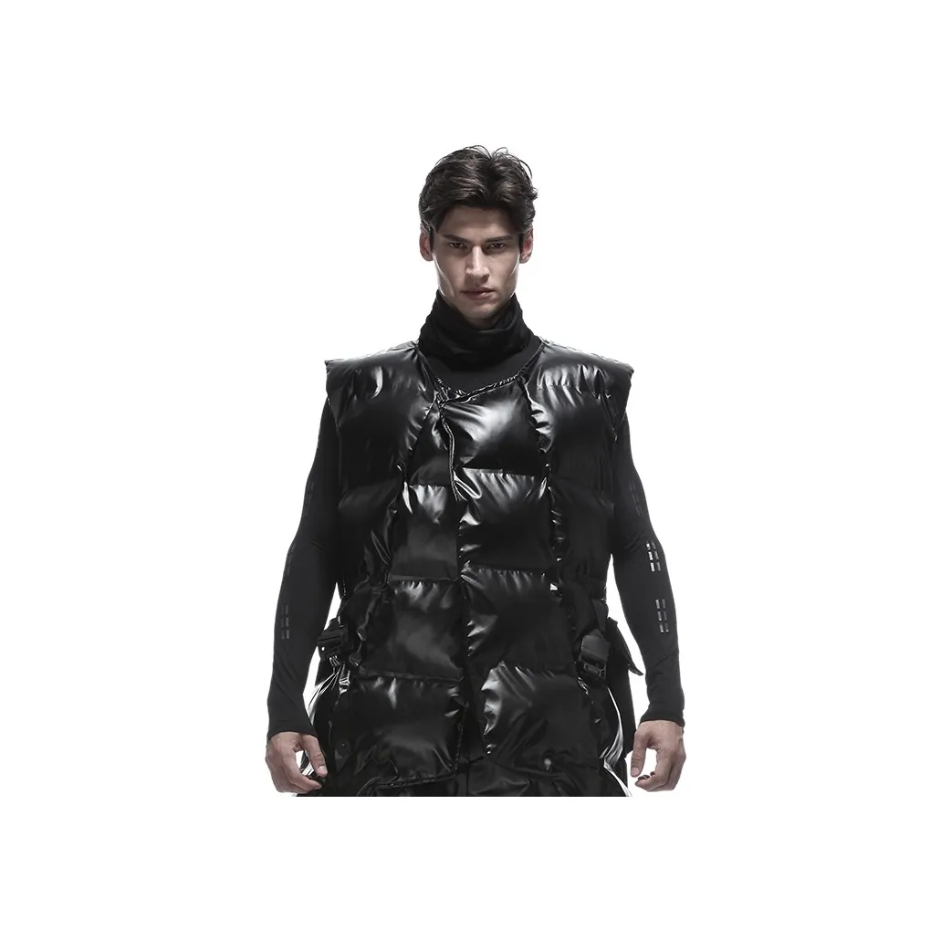 NORVINCY Mid Length Cycling Loose Fit Without Hood Puffer Jacket Winter Unisex