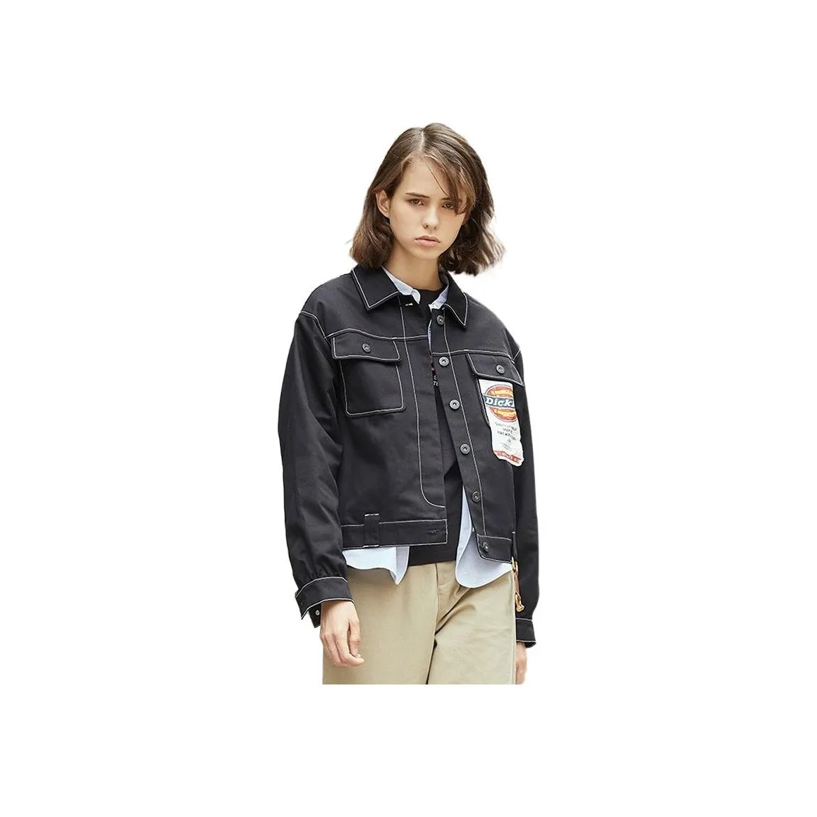 Dickies SS22 Denim Jacket Women's Black