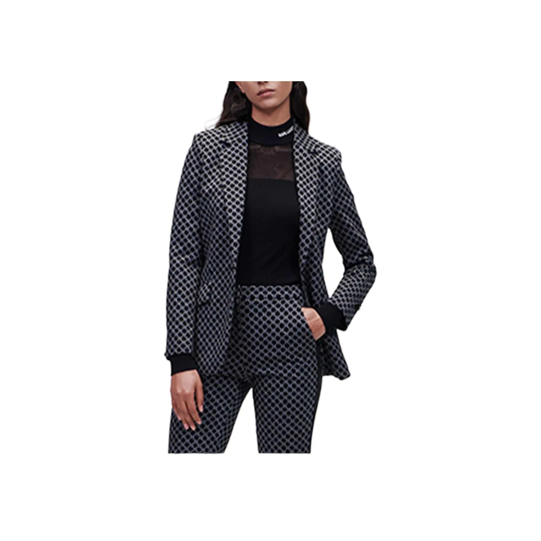 Karl Lagerfeld Бизнес-костюм Куртка Женская Черная