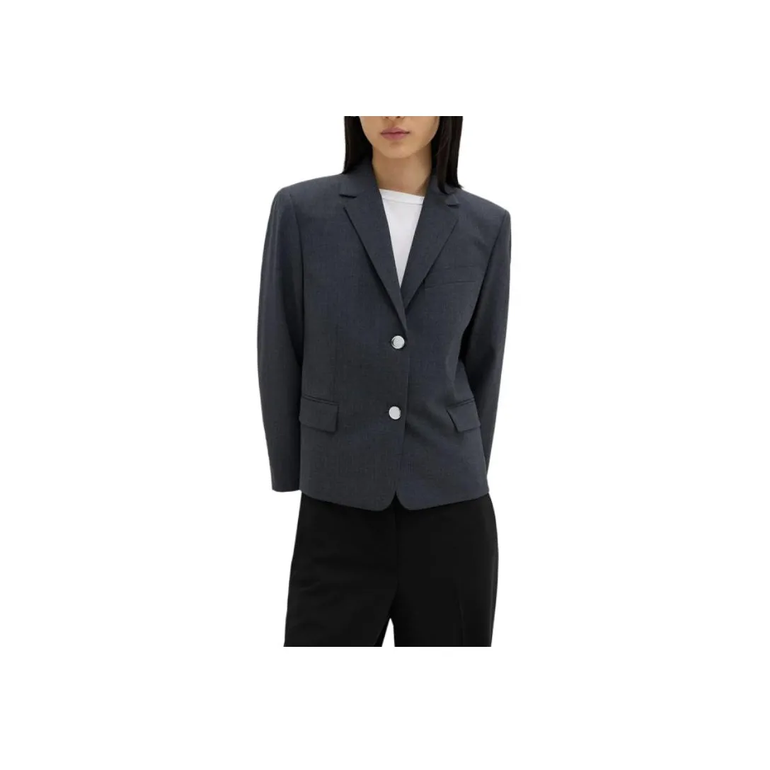 THEORY Business Suit Women's Dark Gray