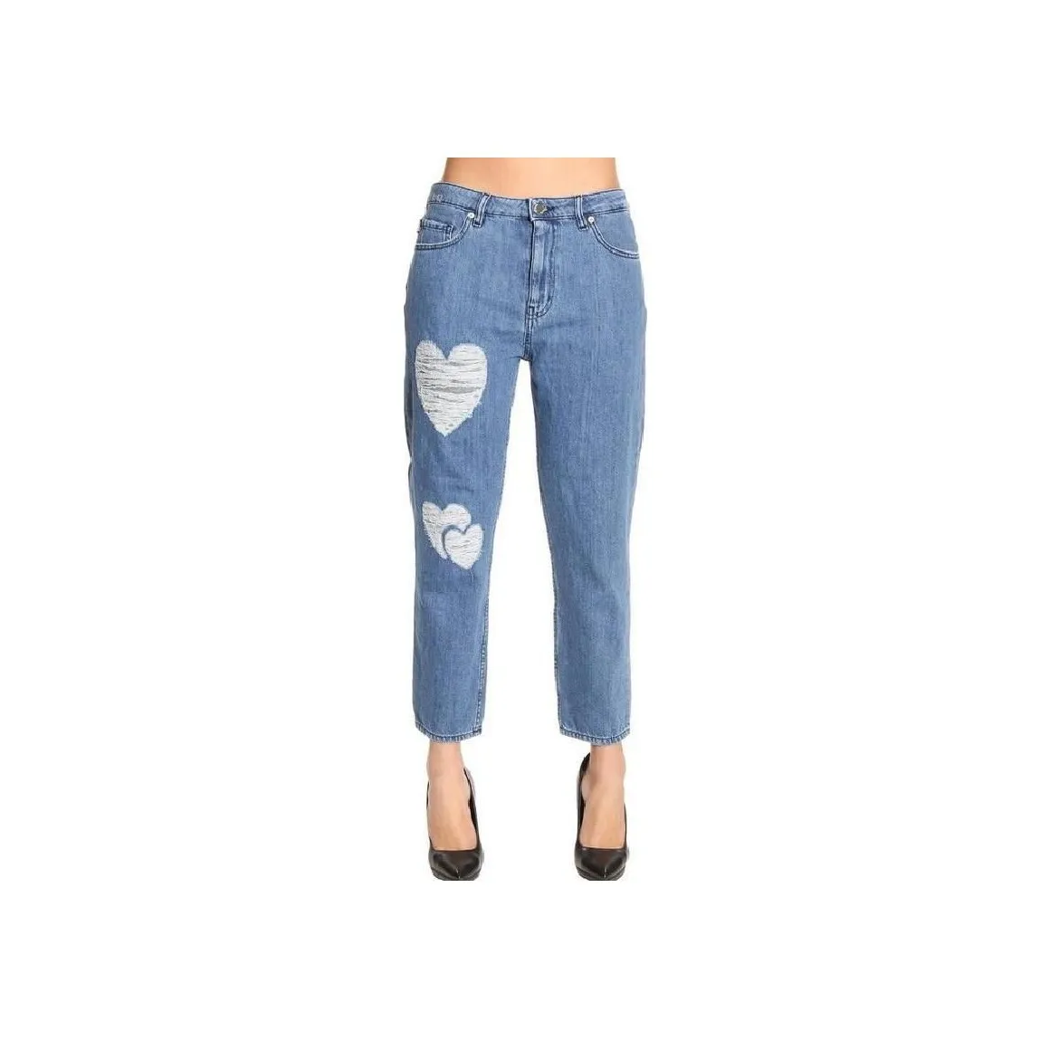 MOSCHINO Синие Женские Джинсы