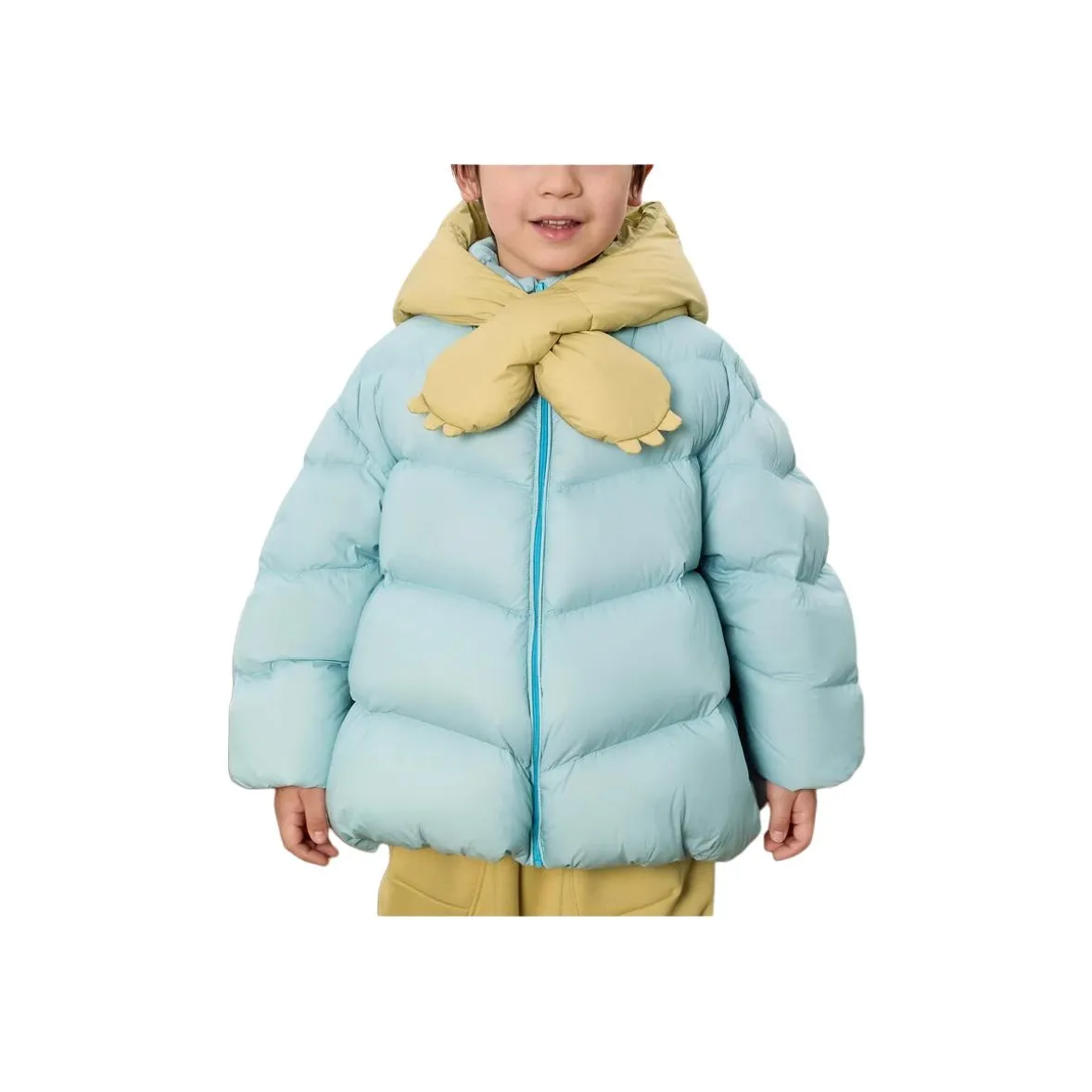 Woobaby Пуховик Aqua Blue для детей 3-7 лет