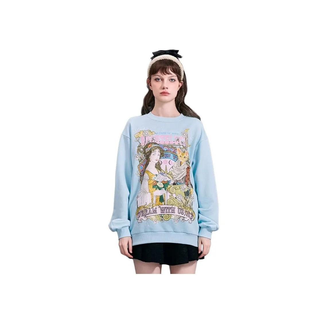 Bronze Lucia Sweatshirt Unisex Sky Blue