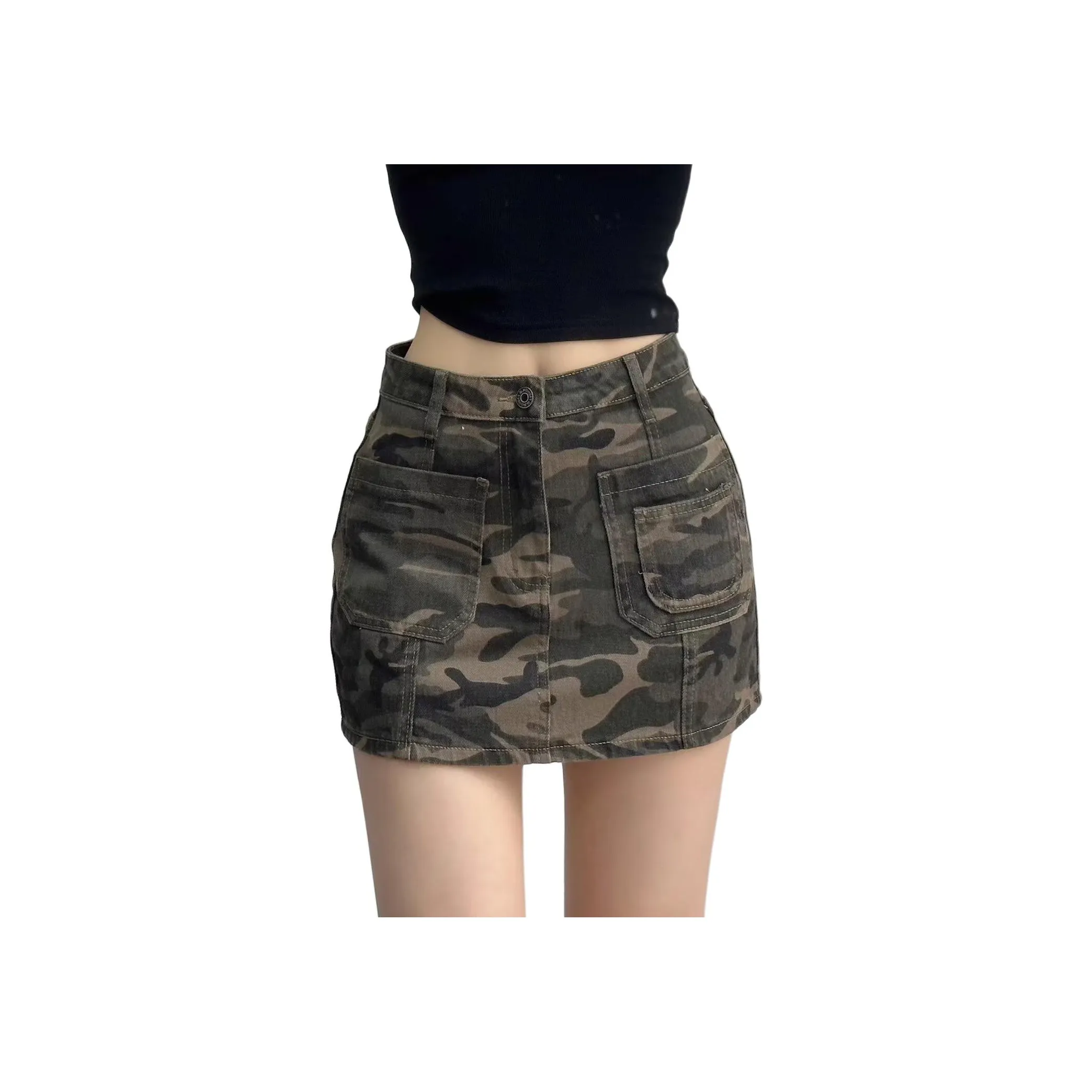 Wooden Rabbit Джинсовые короткие юбки Женские