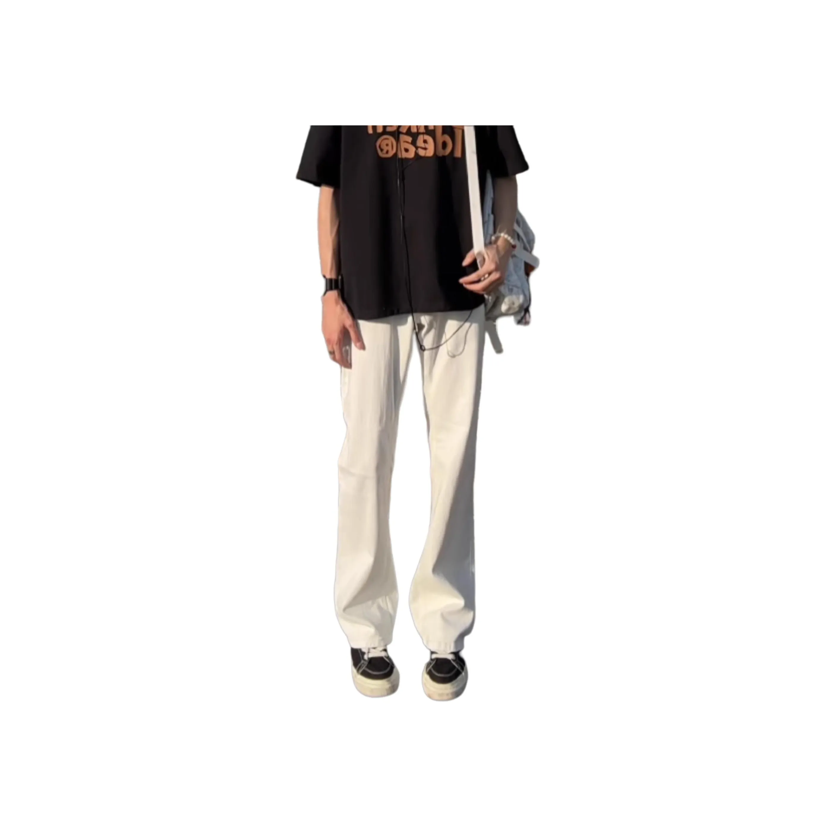 DUATOGE Ecru Мужские Джинсы