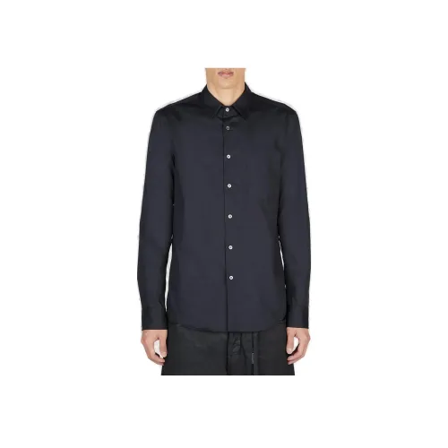 Ann Demeulemeester Черные Мужские Рубашки