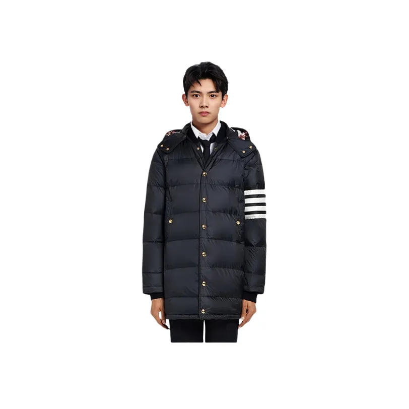 THOM BROWNE Coats Men's Black