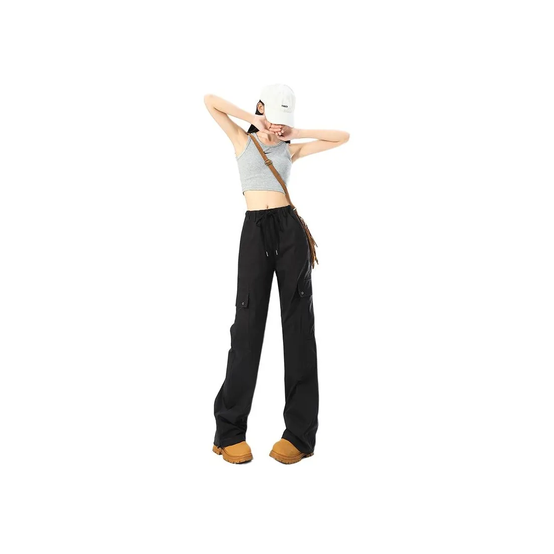 Jenna Chun Casual Pants Women's Black