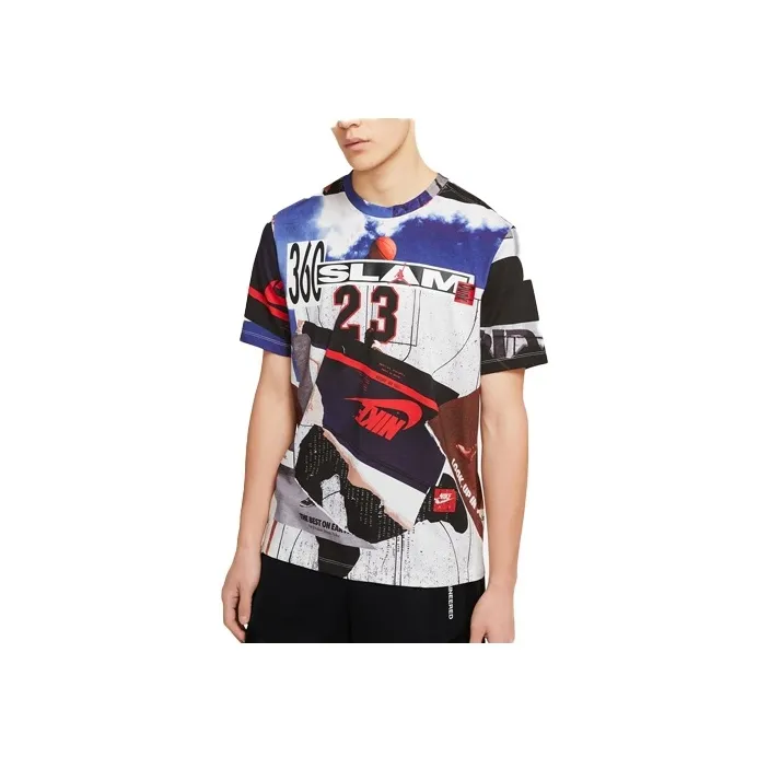 Jordan T Shirts Men's White/Black