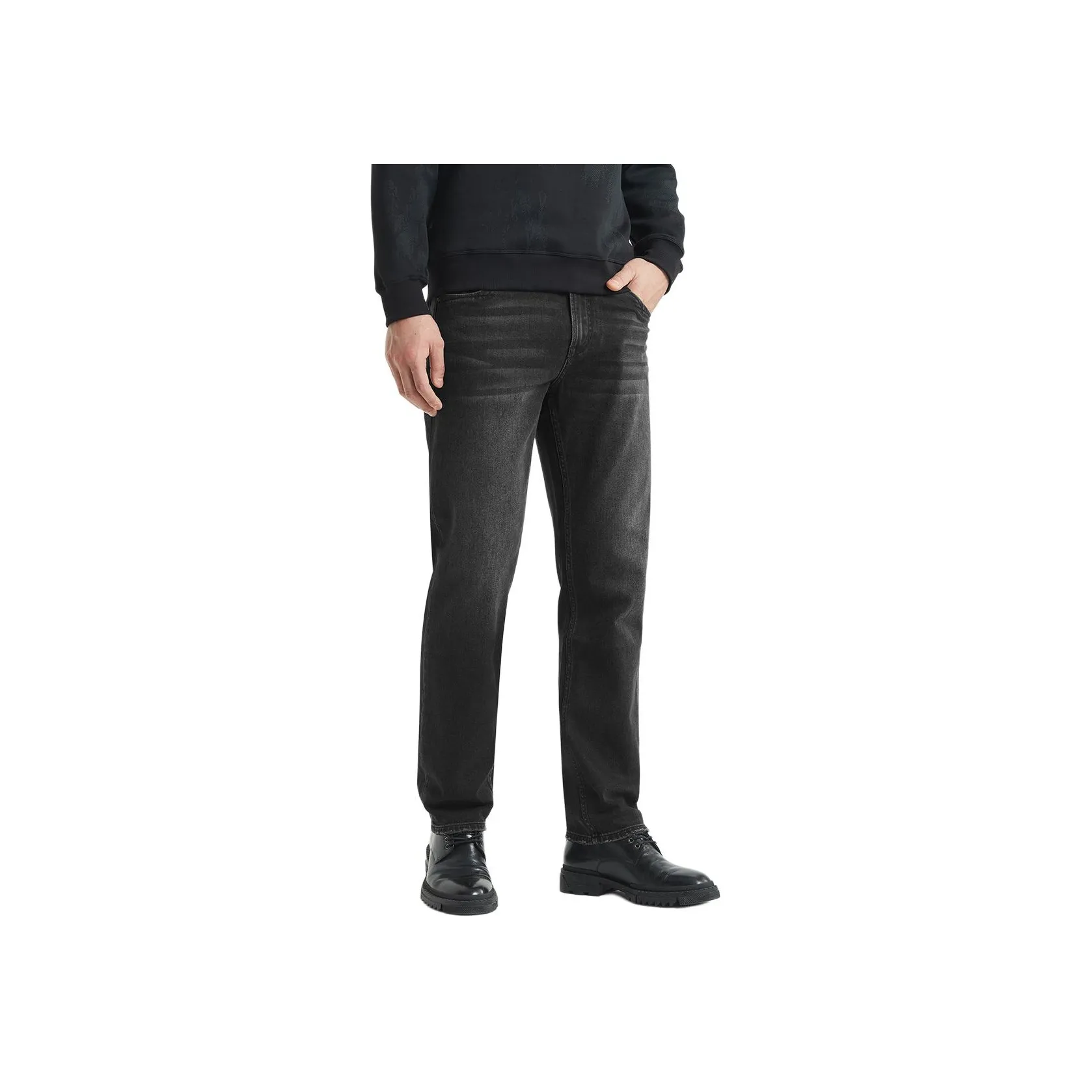 LESS IS MORE Jeans Men's Denim Black