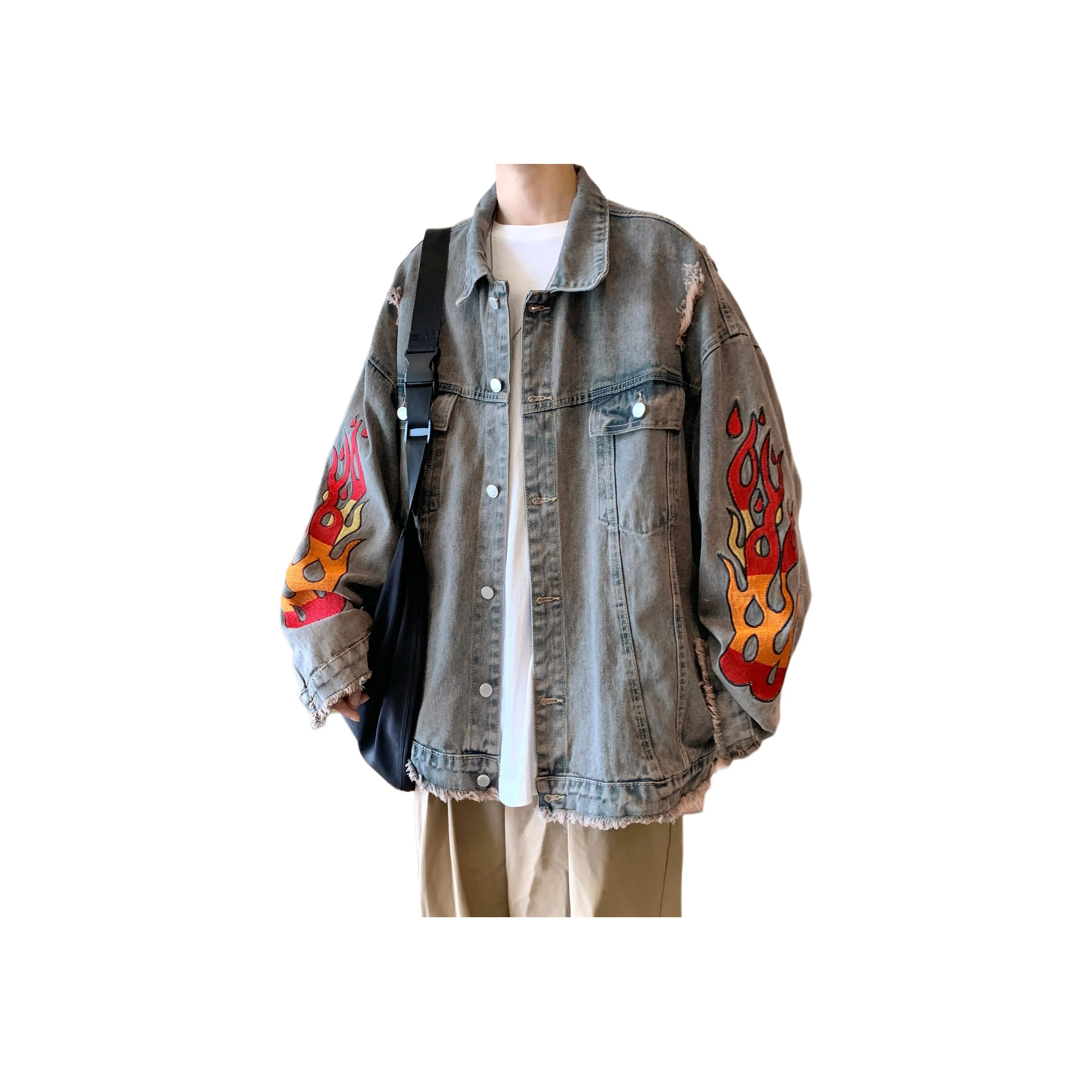COMOWA Denim Jackets Unisex Blue