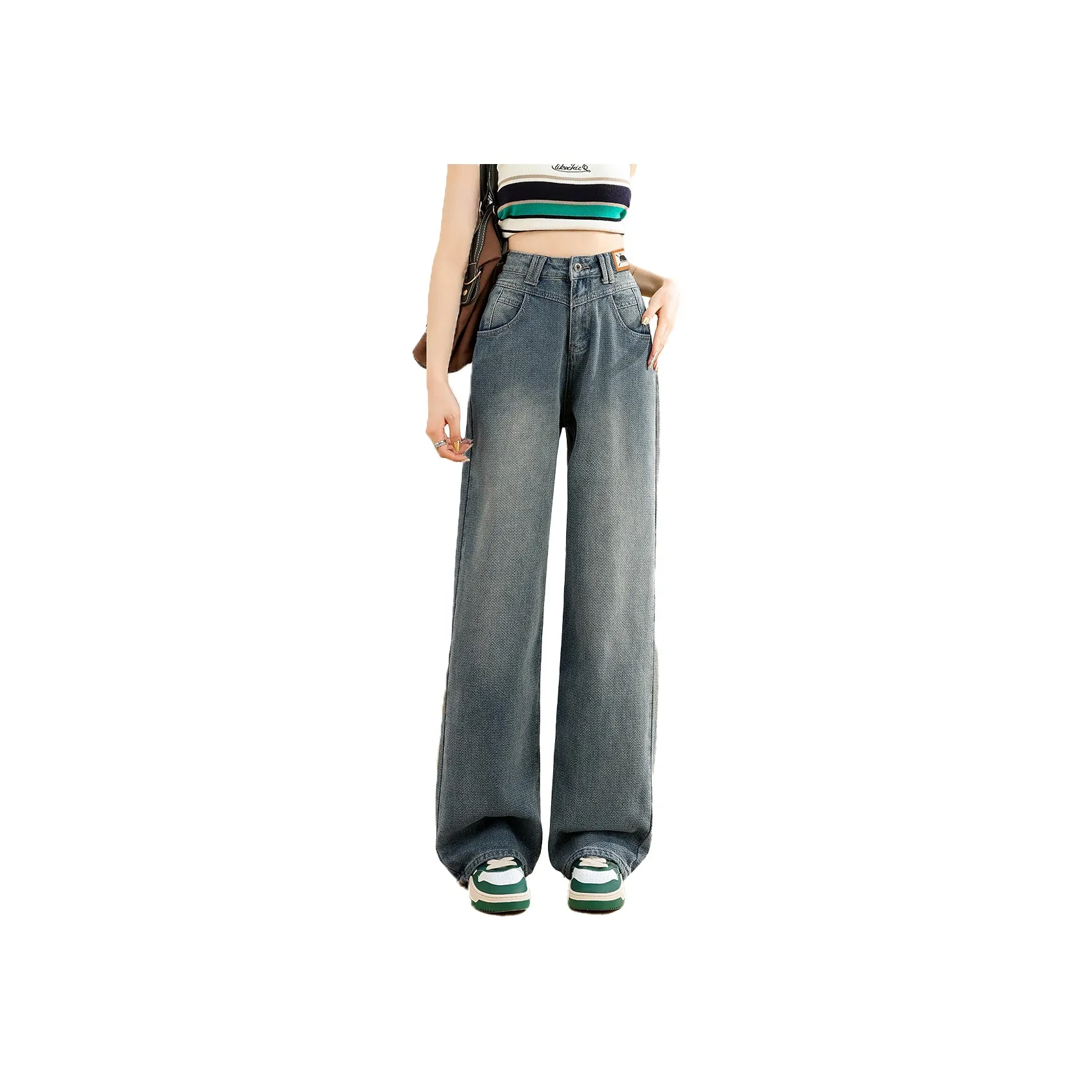 BALENO Джинсы Женские Светло-Синий