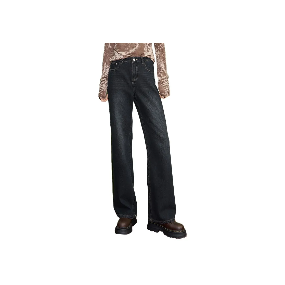 ELF SACK Jeans Women's Midnight Black