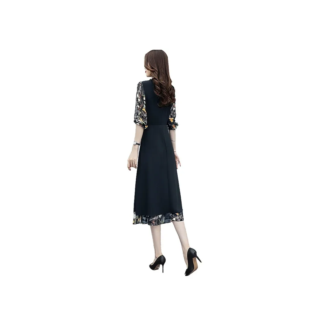 Cypress House Long Sleeved Dress Women's Black