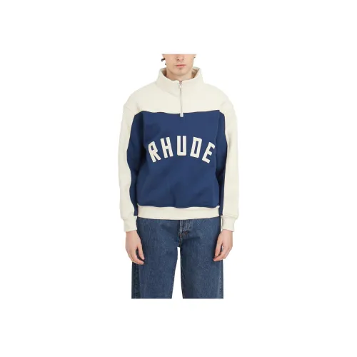 Rhude Синий Мужские Свитшоты
